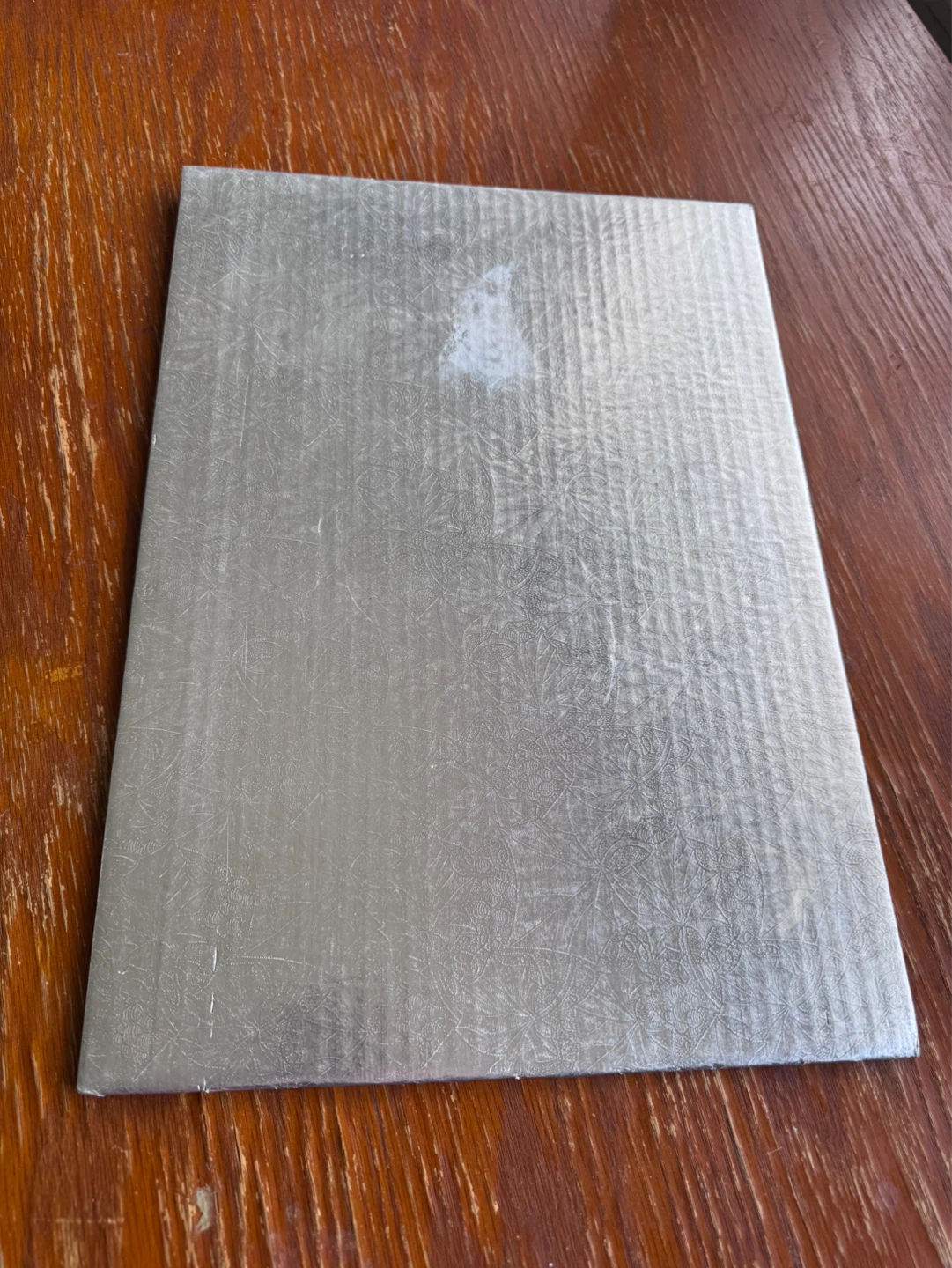 Silver Rectangular Cake Board - photo 2