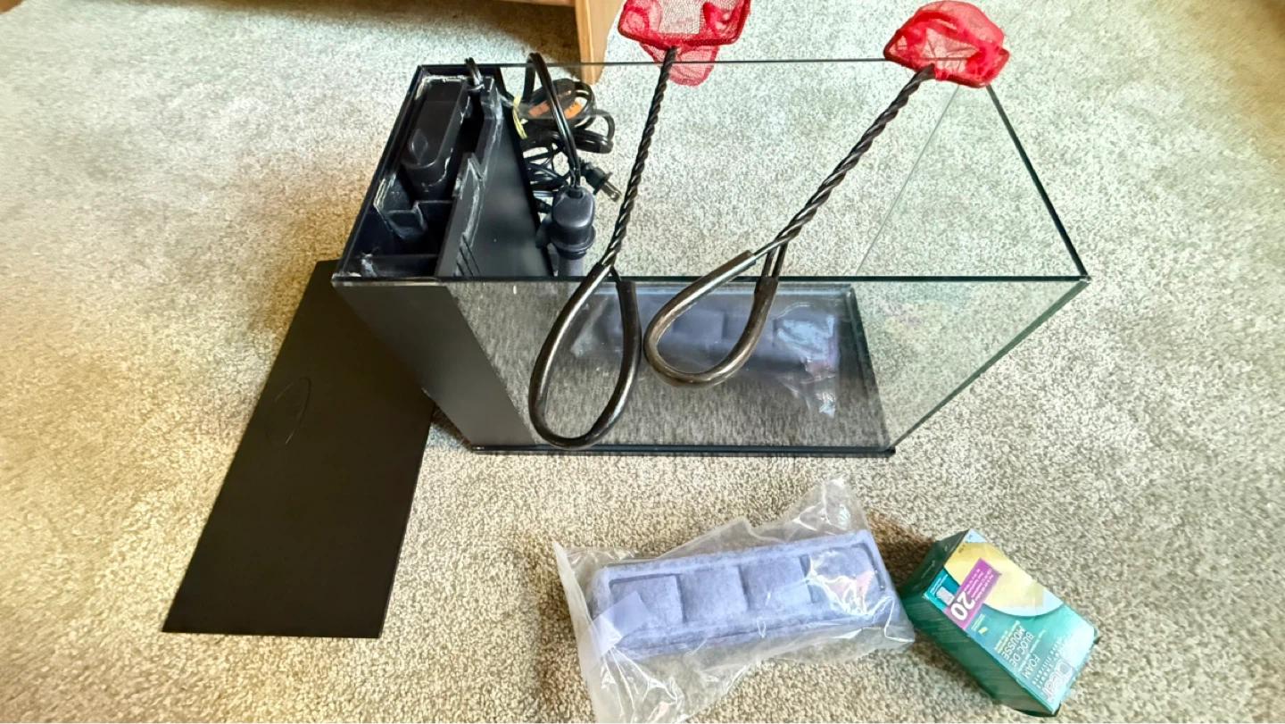 Moving Sale - Aquarium Tank with Filter and Nets