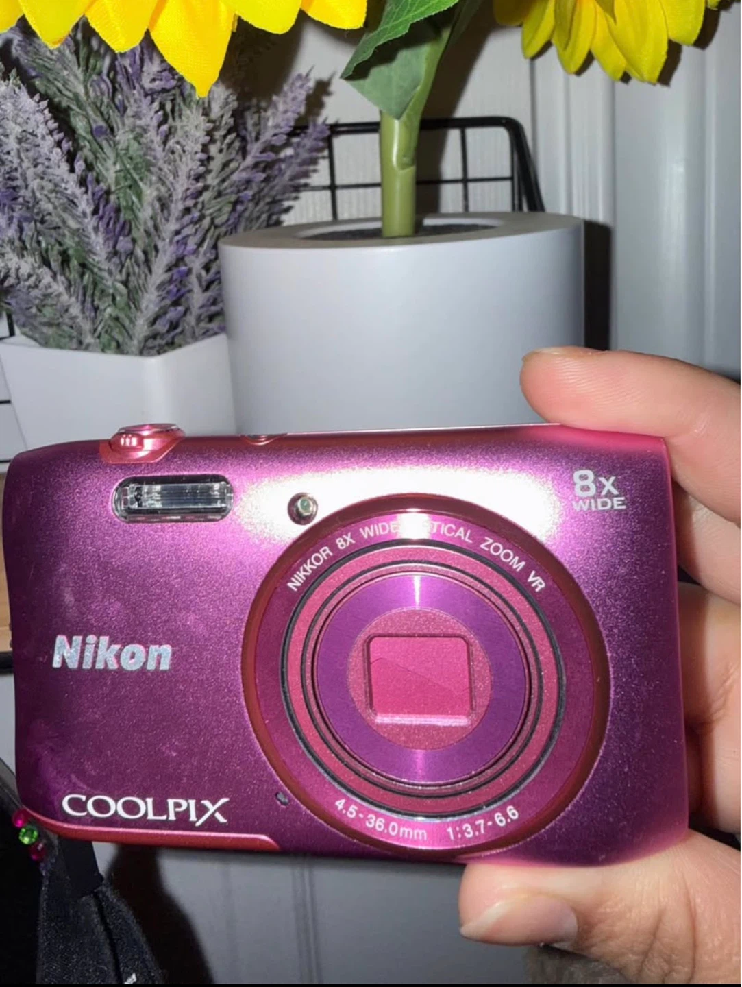Nikon Coolpix S3600 Pink Digital Camera