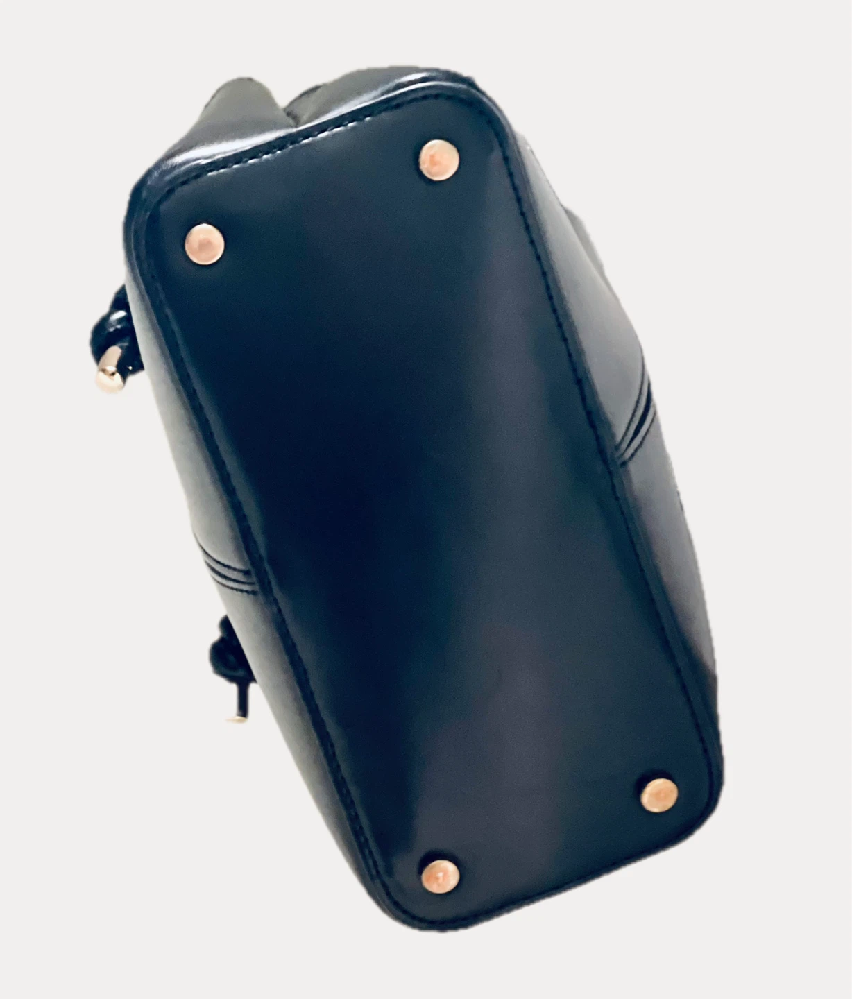 Zara Black Vegan Leather Handbag - photo 2