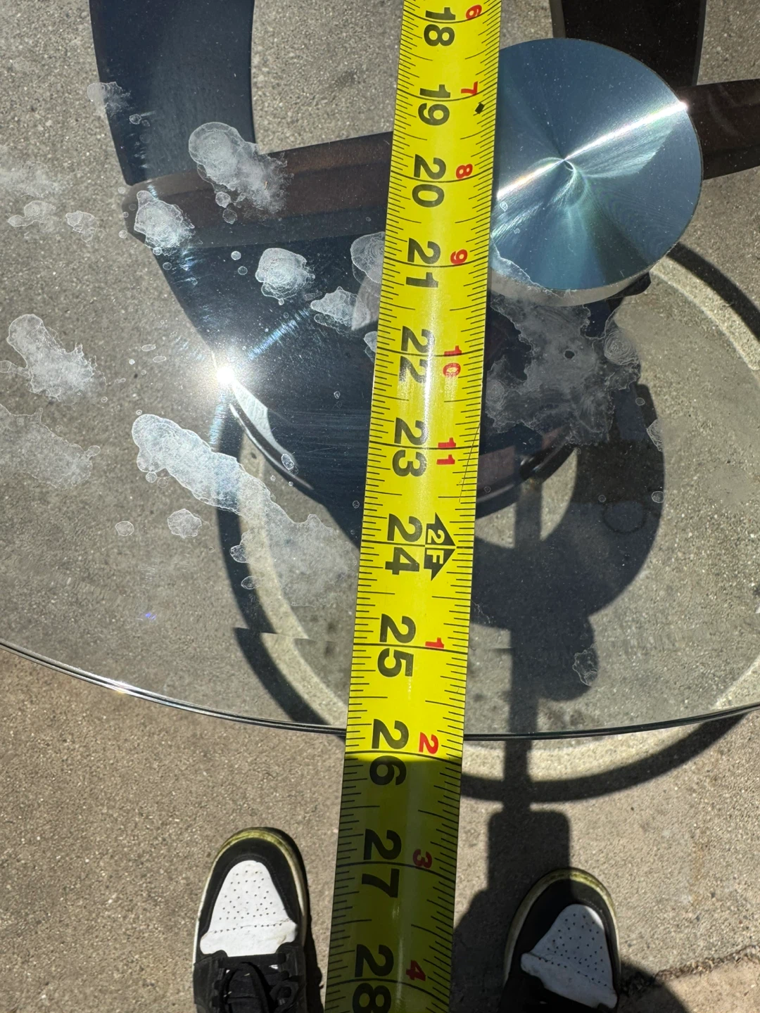 Glass Top Accent Table - photo 3