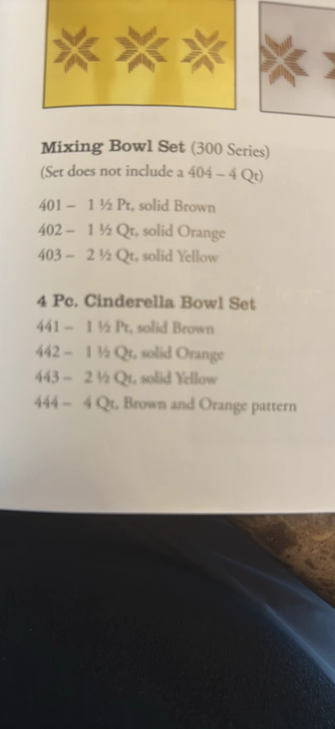 Pyrex Cinderella Mixing Bowl Set - photo 4