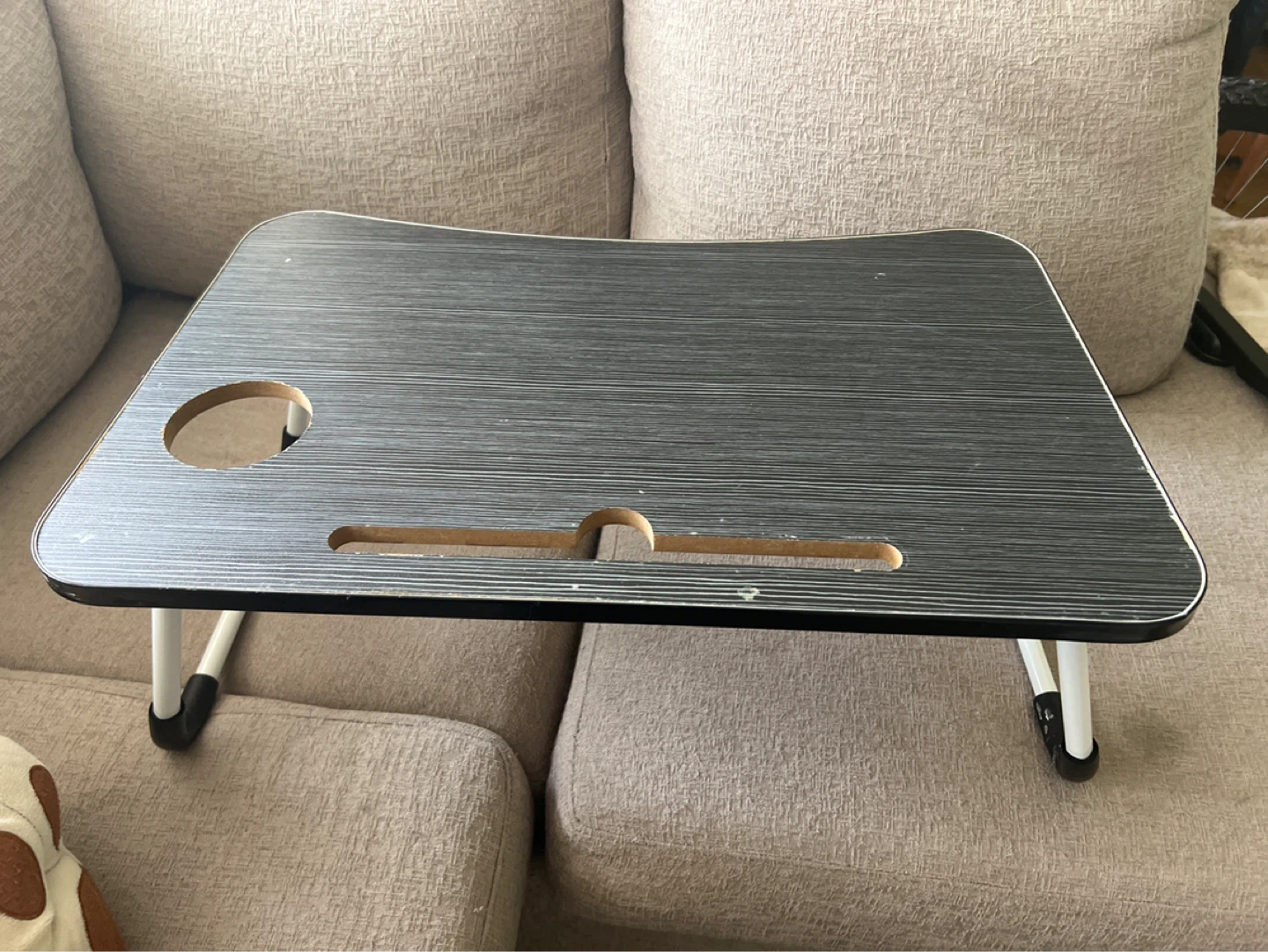 Portable Laptop Bed Tray with Cup Holder