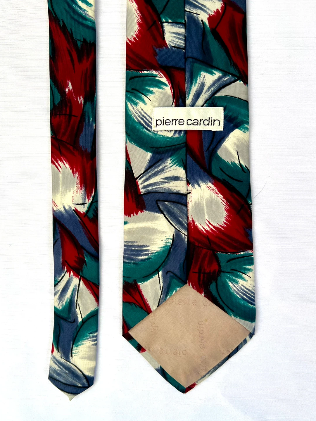 Vintage. Retro Pierre Cardin Men's Tie - Abstract Print - photo 4