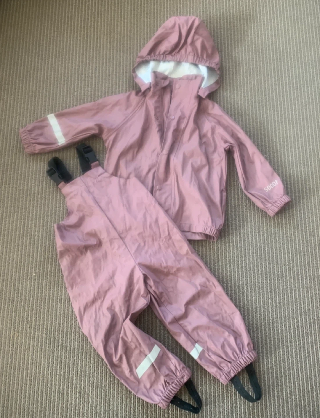 Basecamp Kids Rain Suit - Pink, Size 3T
