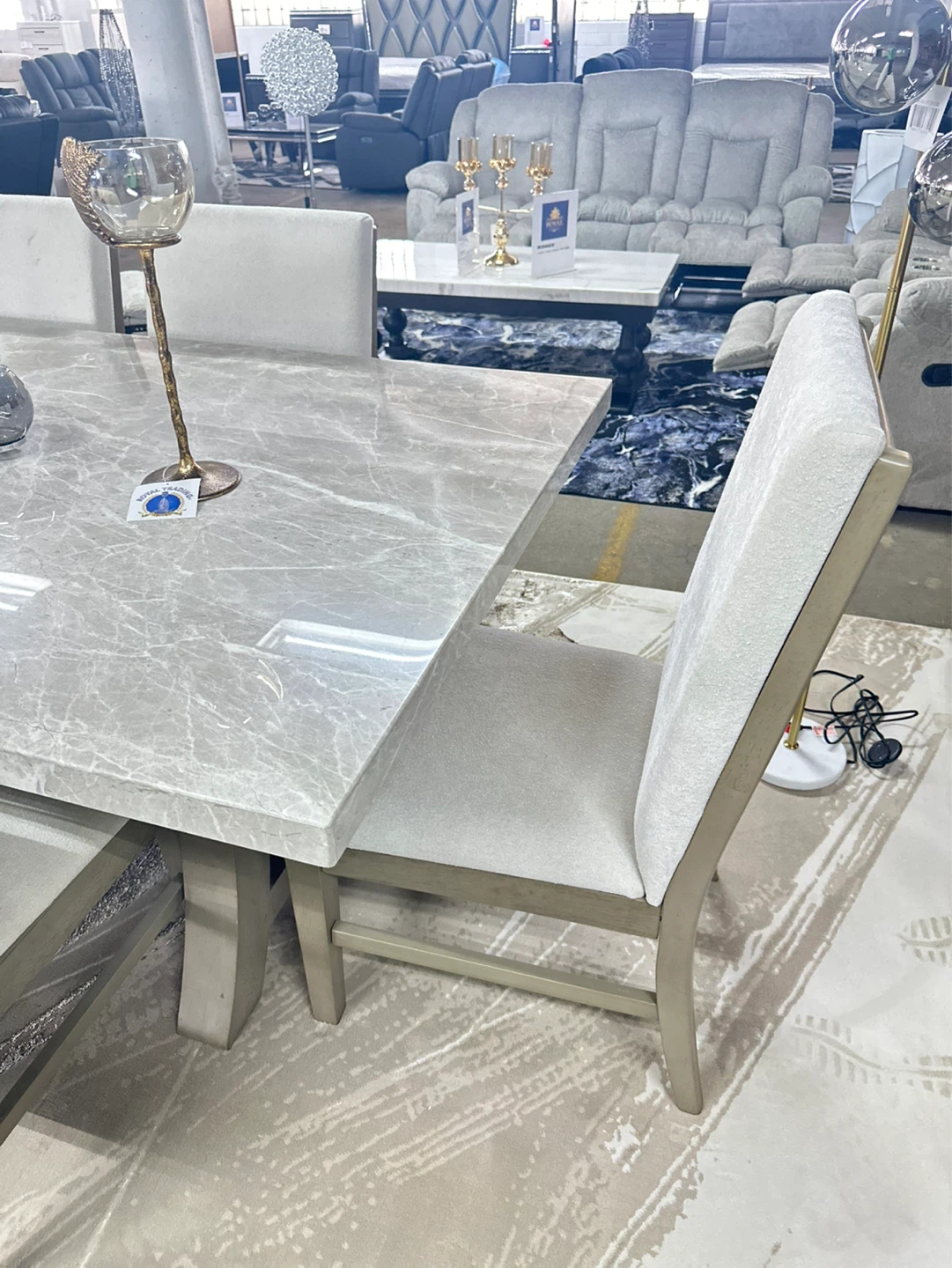 Dining room table + 6 chairs (brand new) - photo 2