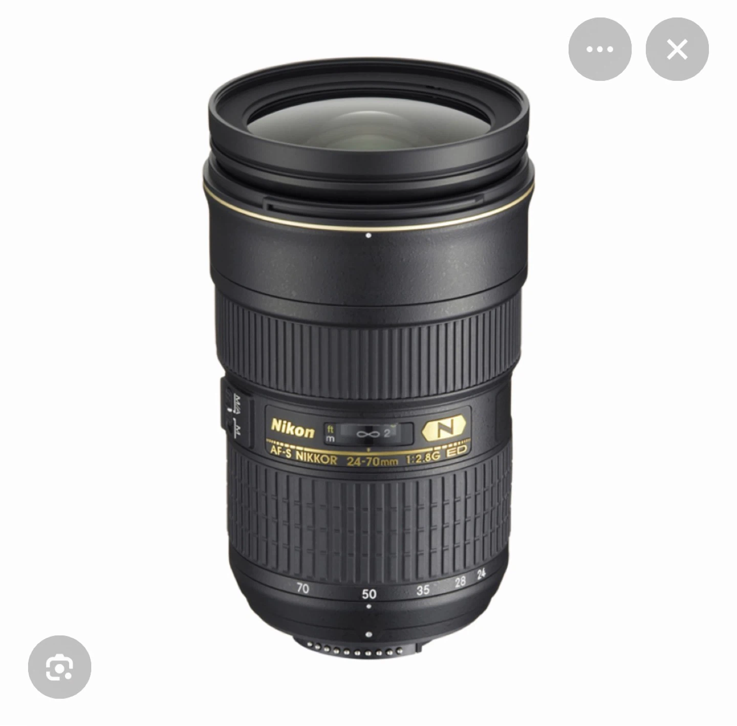 Nikon AF-S NIKKOR 24-70mm f/2.8G ED Lens
