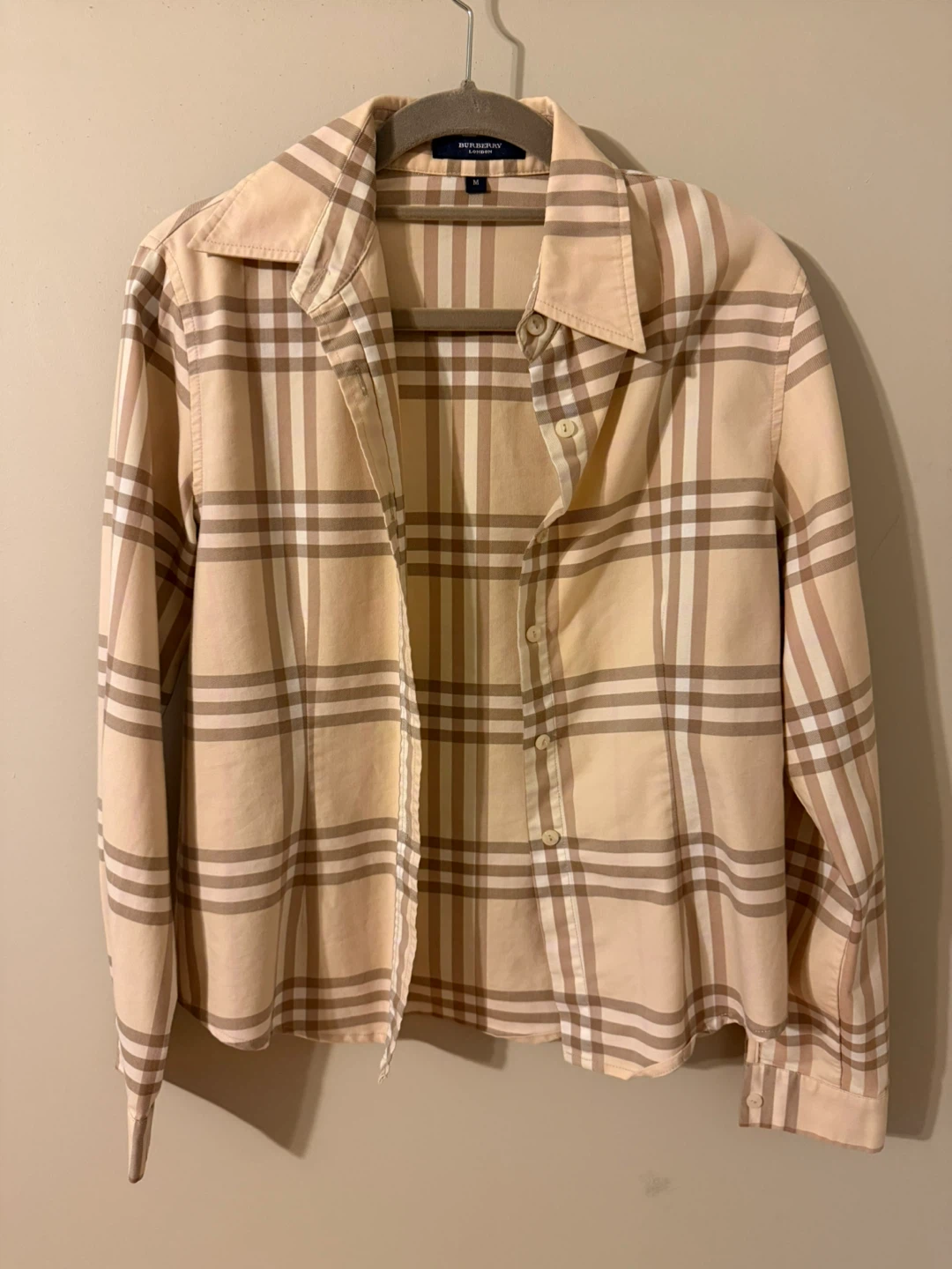 Burberry London Plaid Button-Up Shirt