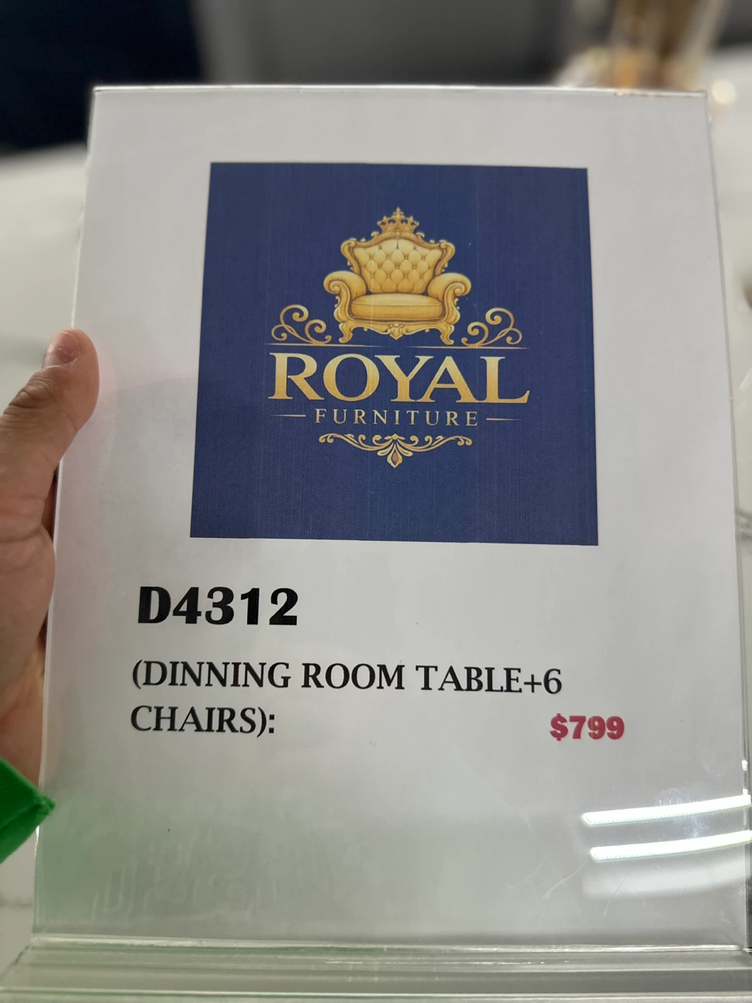 Dining table + 6 chairs (brand new) - photo 4