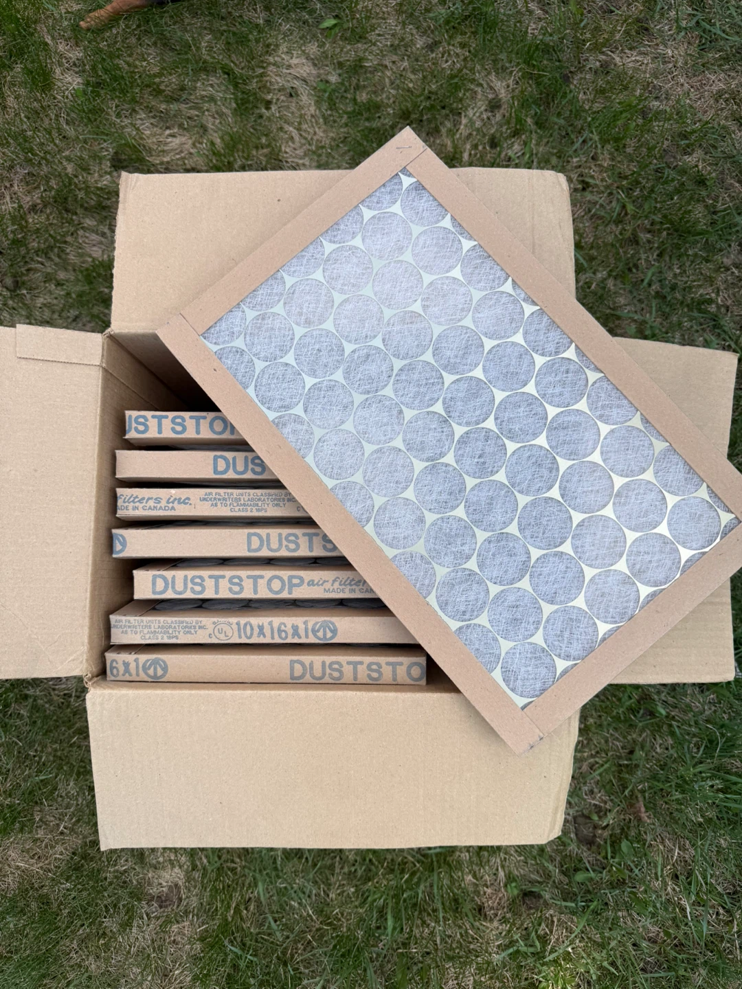 Duststop Air Filters 10x16x1 - Lot of 8