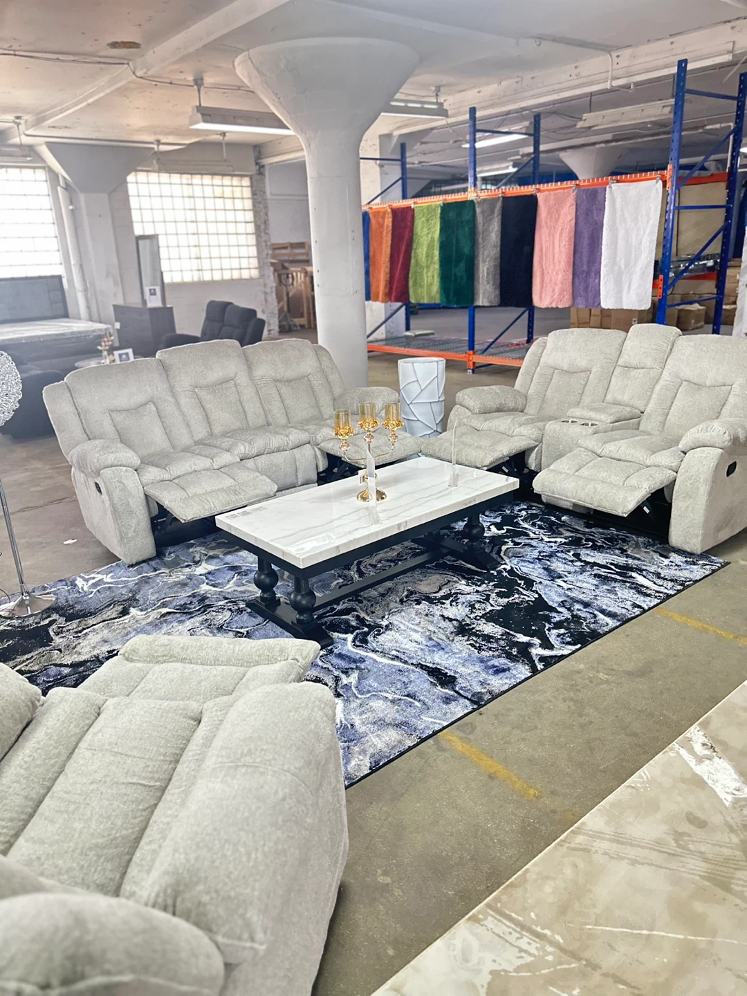 Sofa + love seat (brand new)