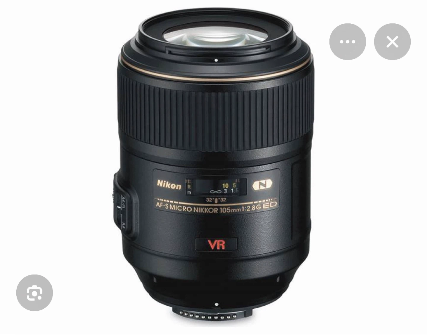 Nikon AF-S Micro Nikkor 105mm f/2.8G ED VR Lens