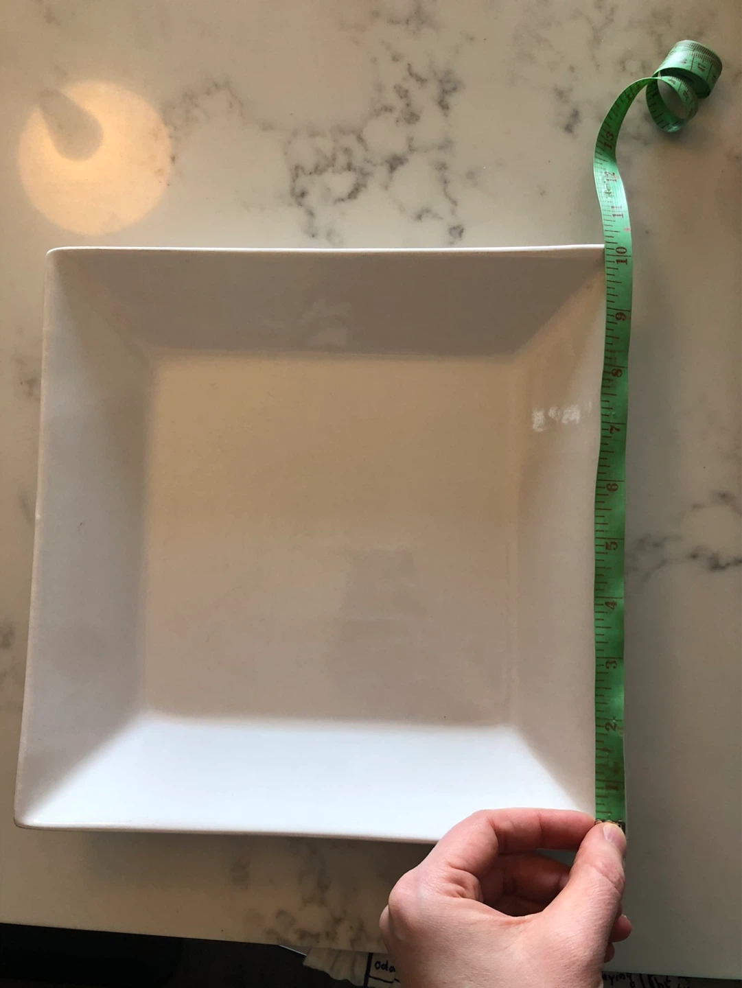 FREE - White Ceramic Serving Tray