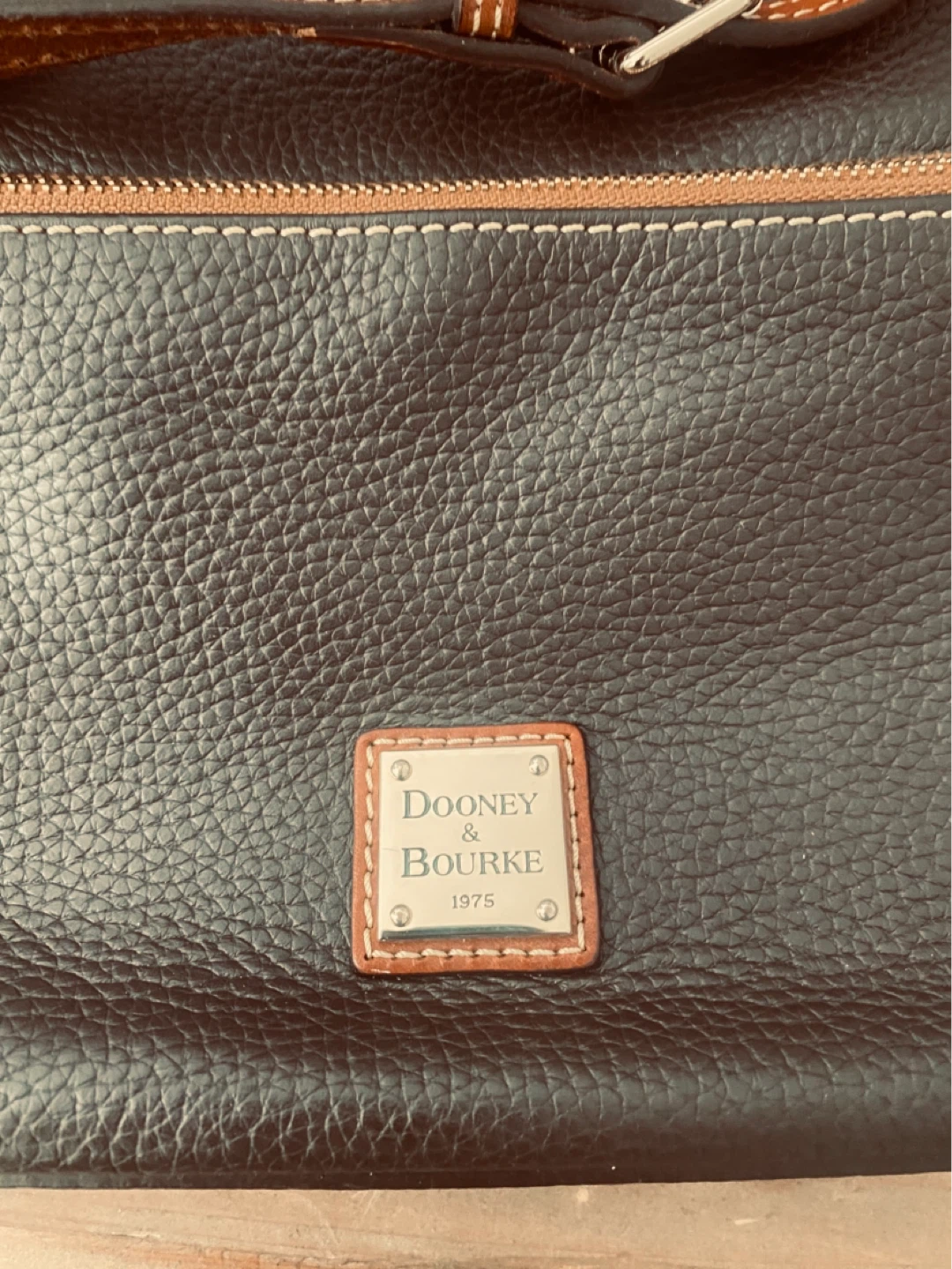 Dooney & Bourke Dark Brown Leather Crossbody Bag - photo 4