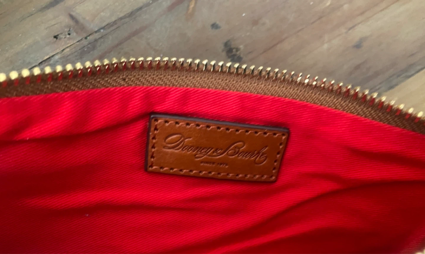Dooney & Bourke Grey Leather Clutch Wristlet - photo 2