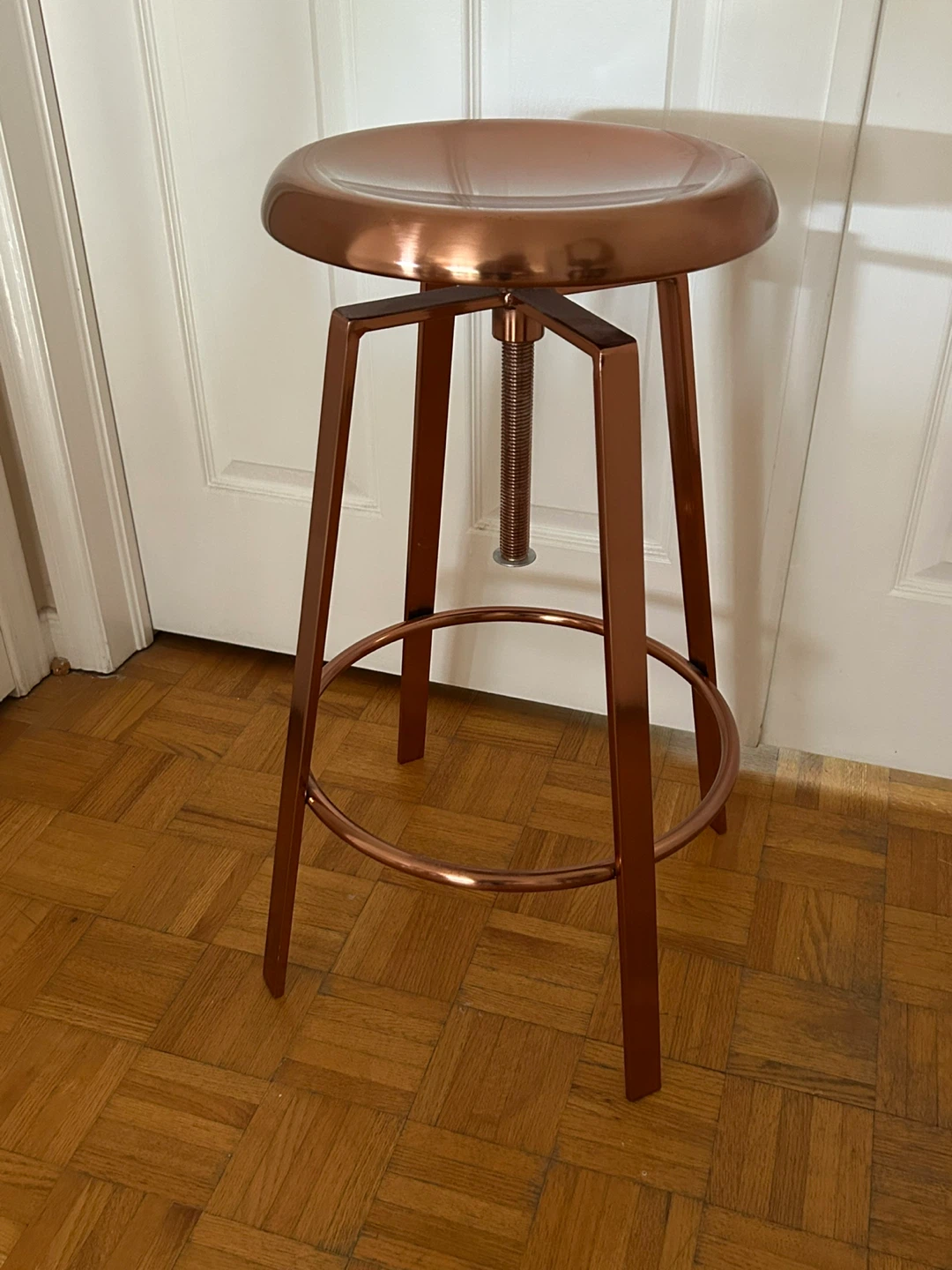 Copper Adjustable Bar Stool