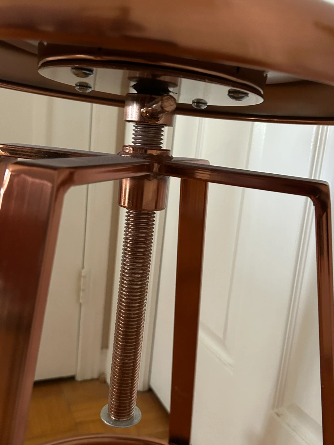 Copper Adjustable Bar Stool - photo 2