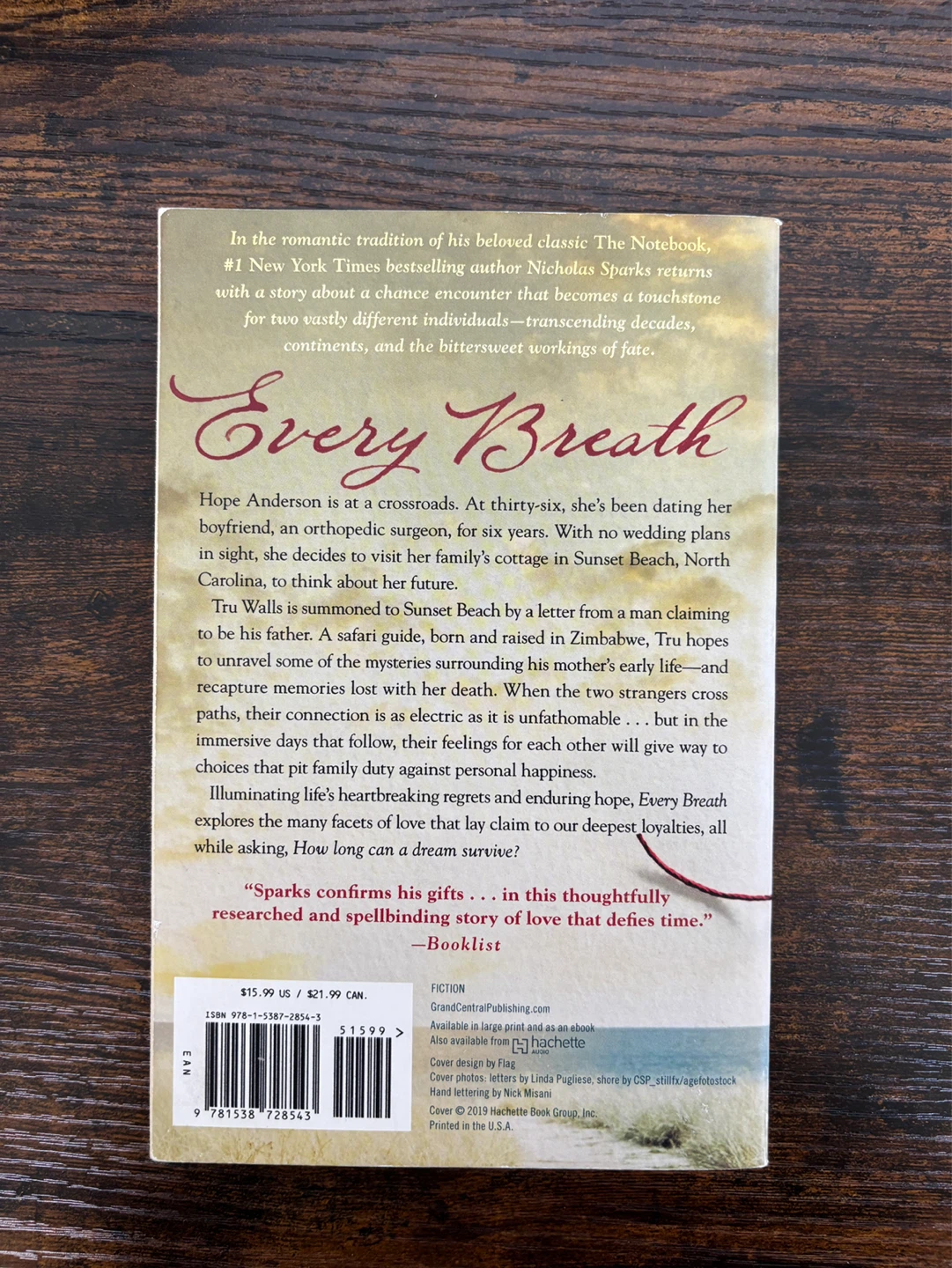 Nicholas Sparks Every Breath Novel - photo 2