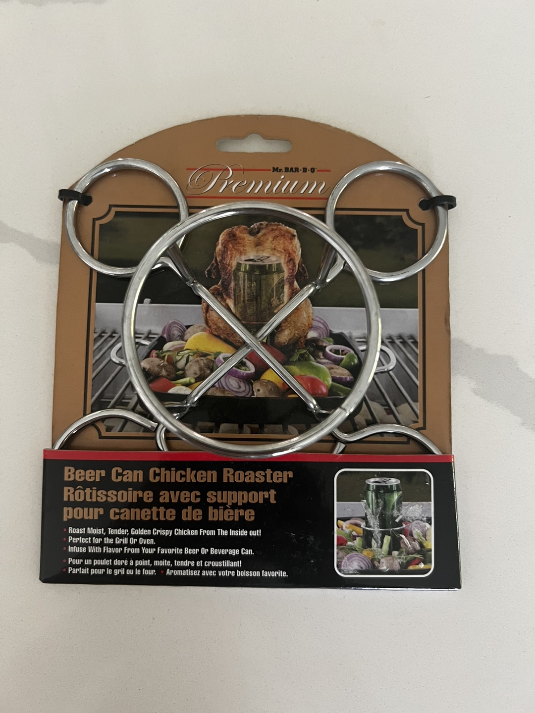 NEW Mr. BBQ Beer Can Chicken Roaster - photo 3