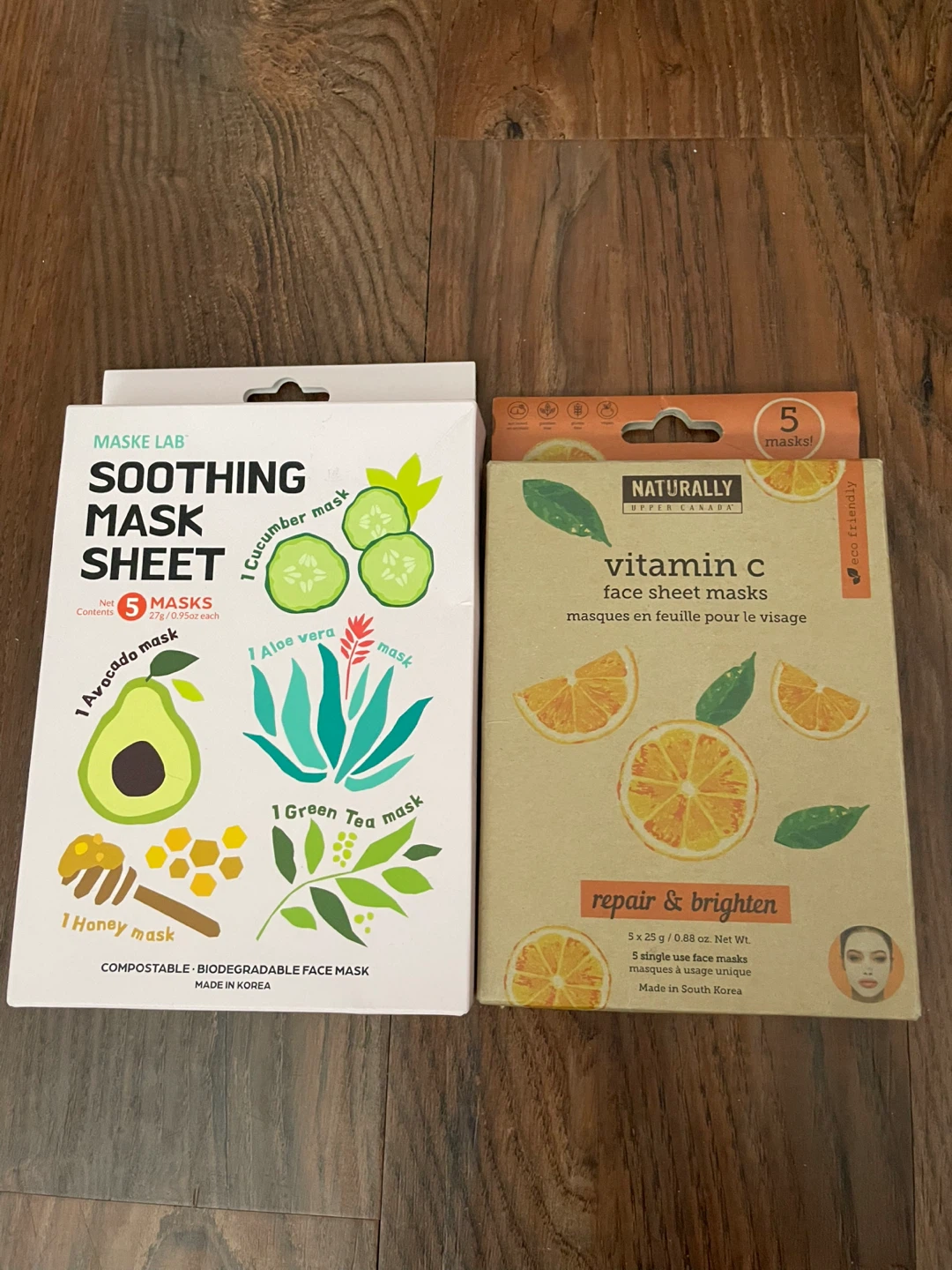 Face sheet masks