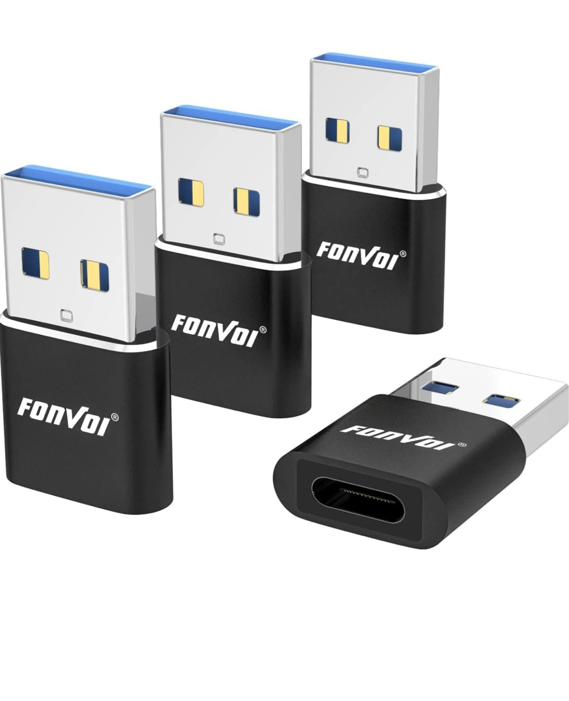 FONVoi USB C to USB A Adapters (3-Pack) - photo 4