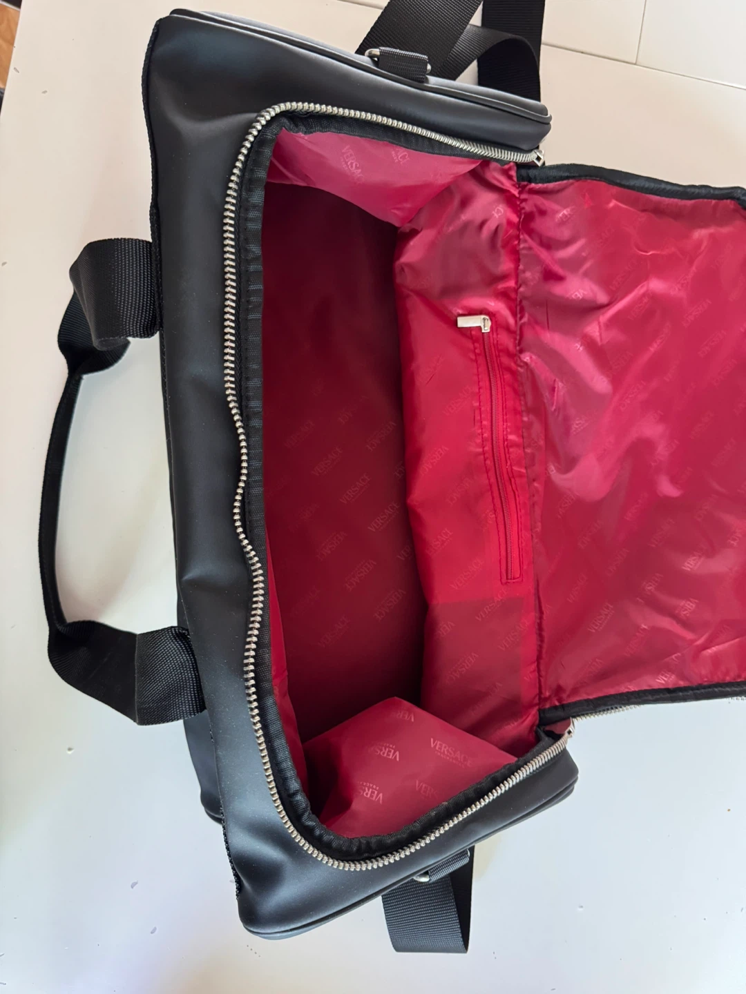 Versace Black Duffle Bag - photo 3