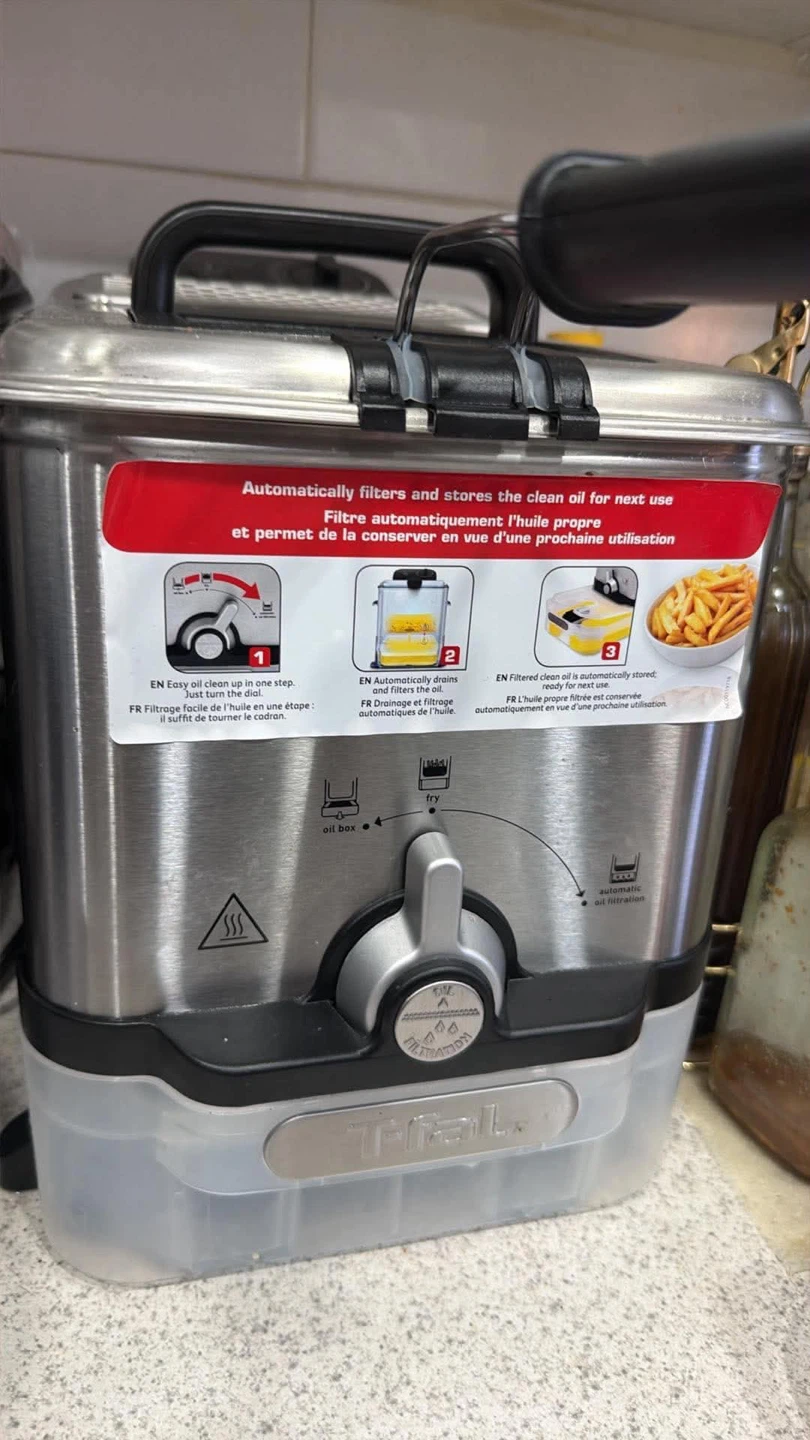 T-fal Deep Fryer with Automatic Oil Filtration