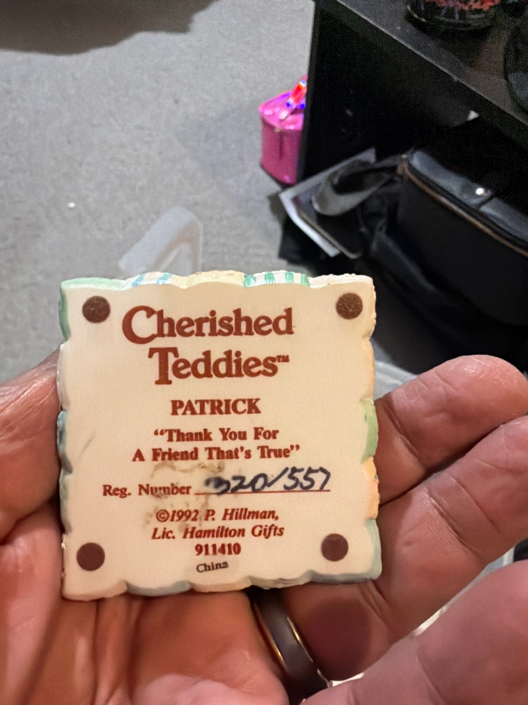 Cherished Teddies Patrick Figurine - photo 2