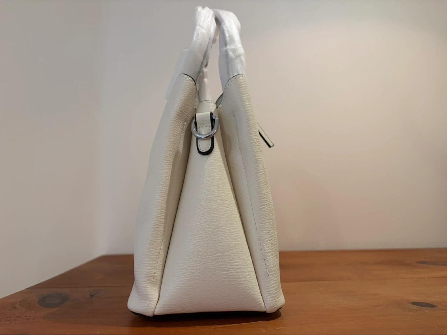 👜 NEW Elegant Cream Leather Crossbody and Tote Bag - photo 3