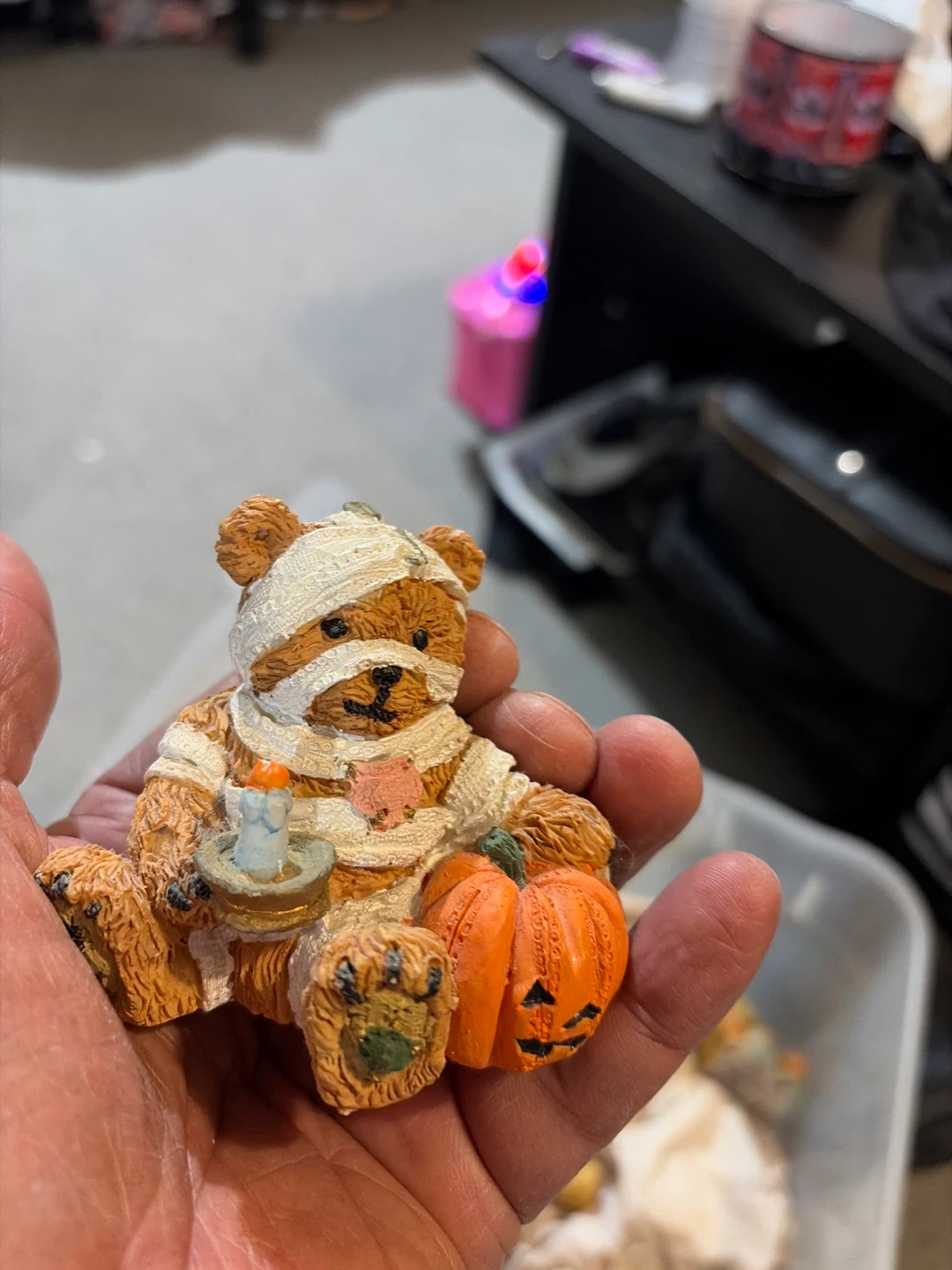 Halloween Bear Figurine