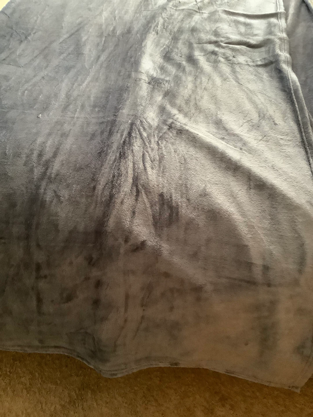 Grey Plush Blanket