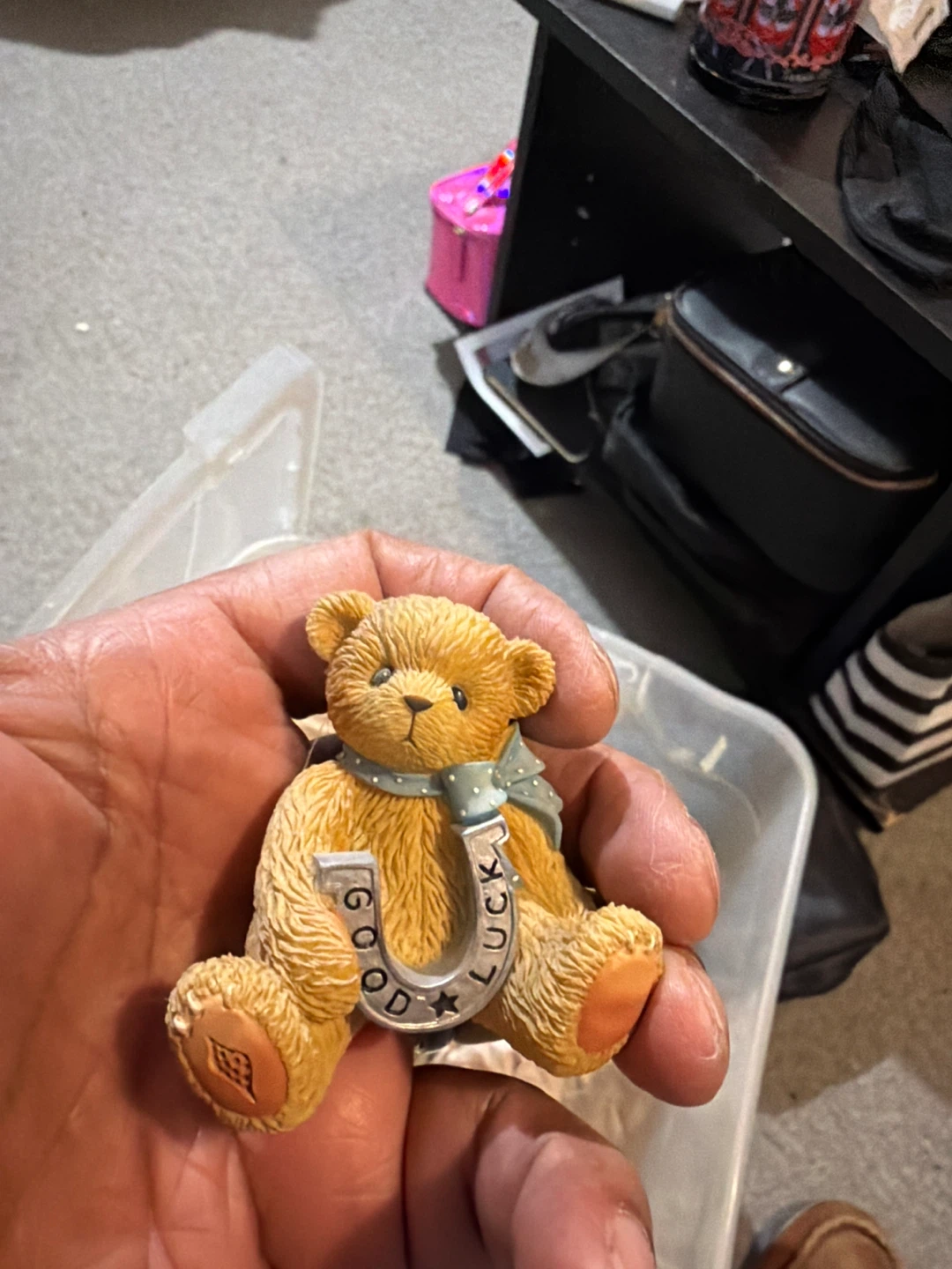 Cherished Teddies Good Luck Figurine