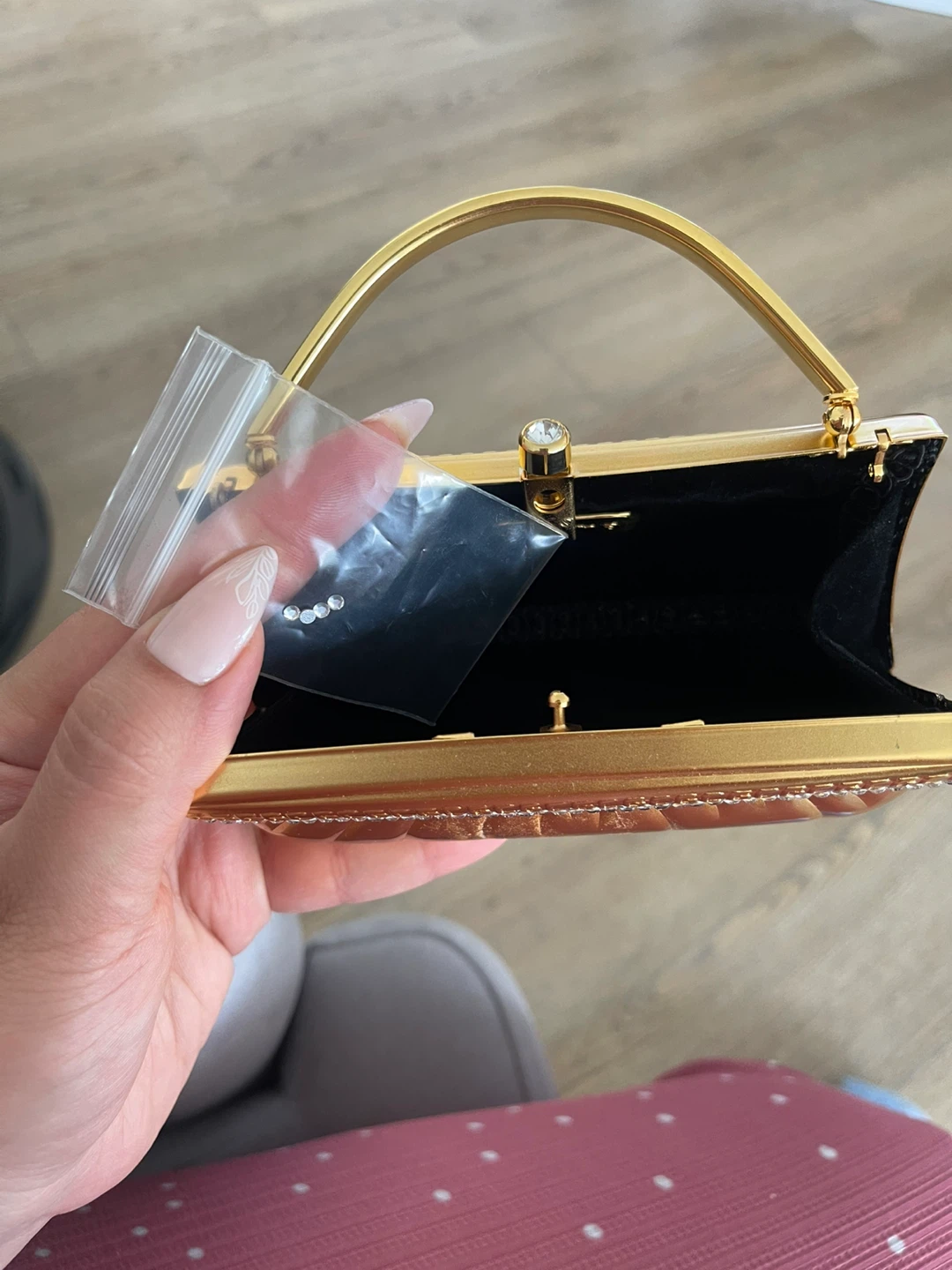 Gold Evening Clutch Purse - photo 3