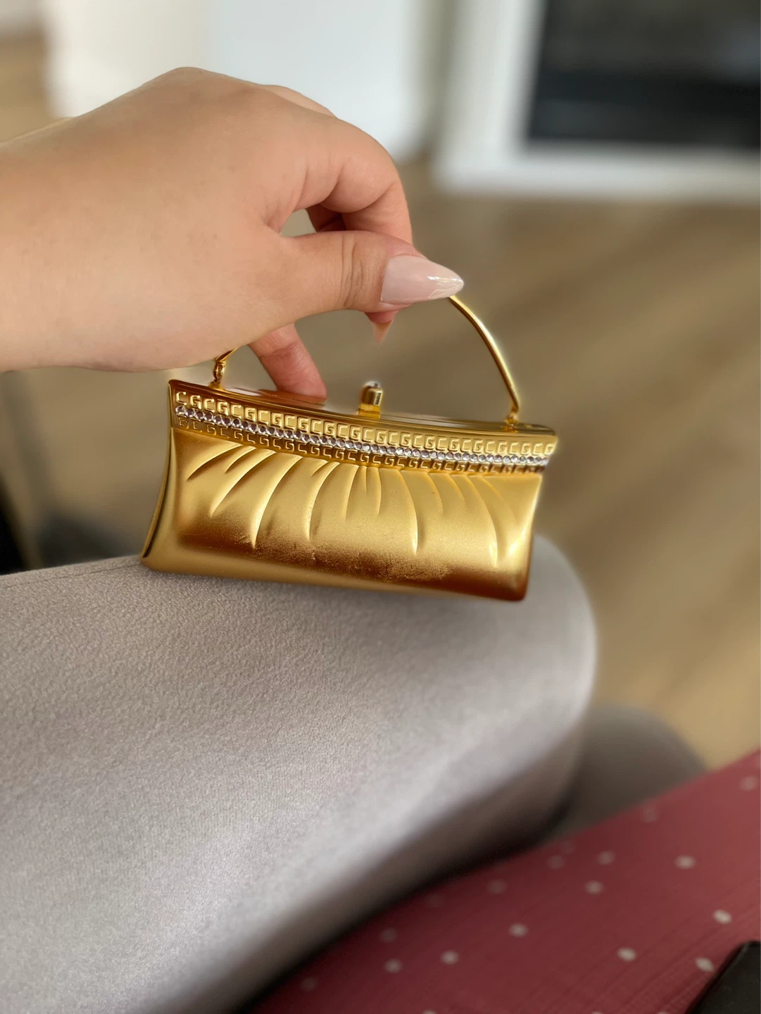 Gold Evening Clutch Purse