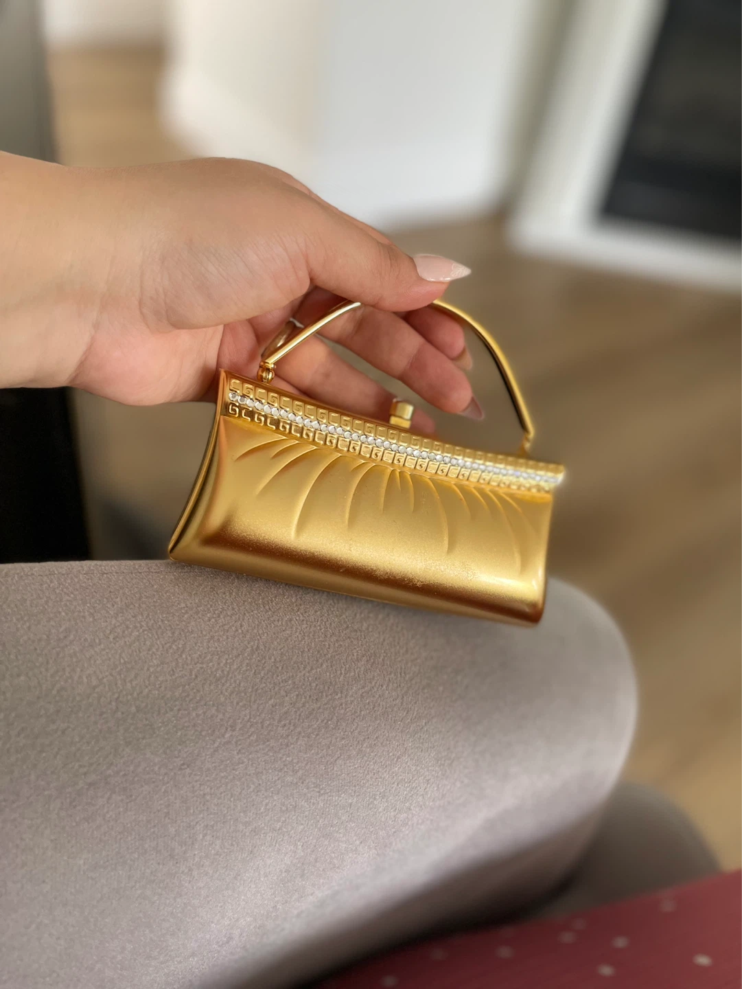 Gold Evening Clutch Purse - photo 5