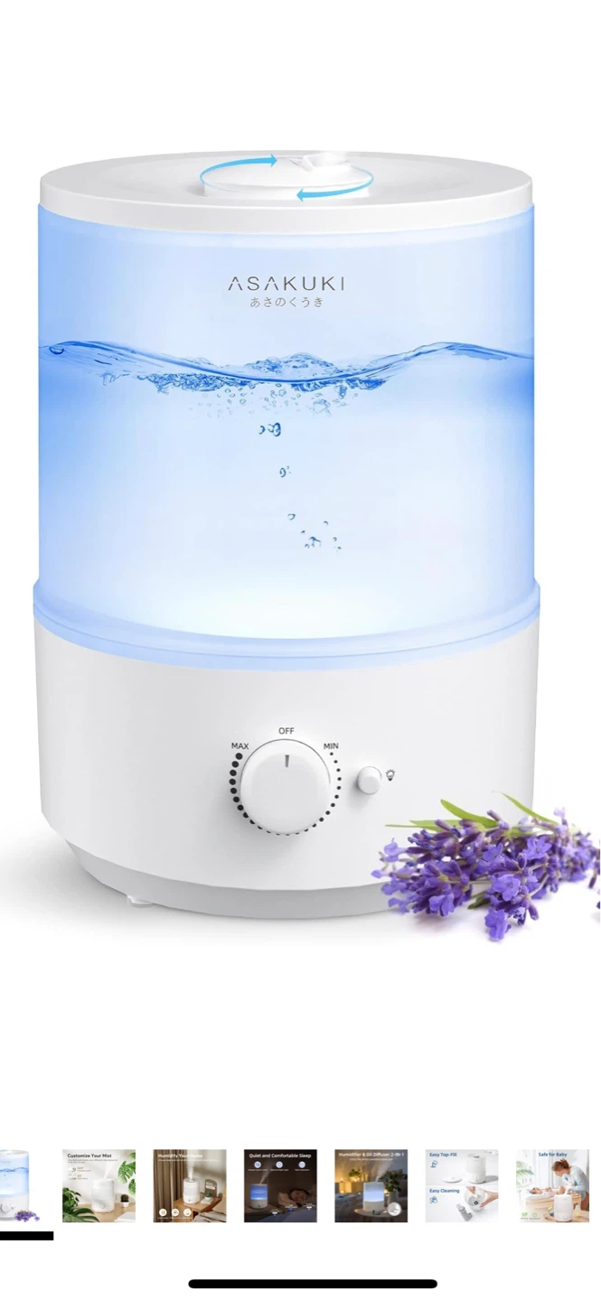 ASAKUKI Humidifier & Oil Diffuser