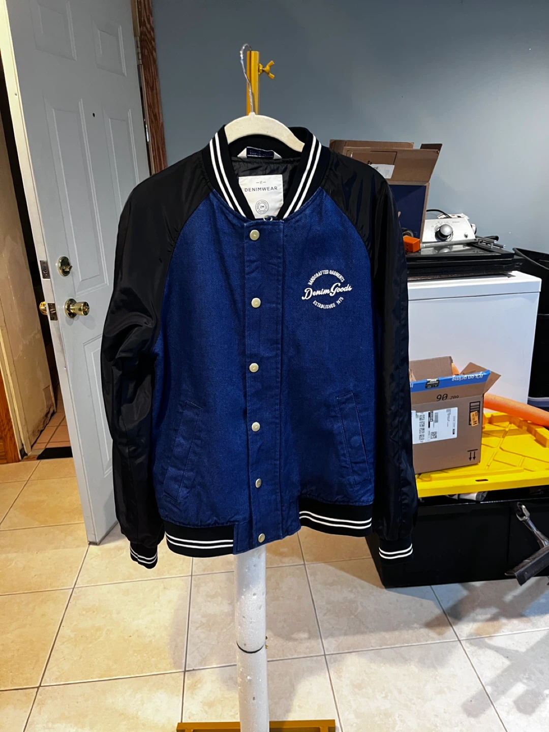 Denim Goods Varsity Jacket