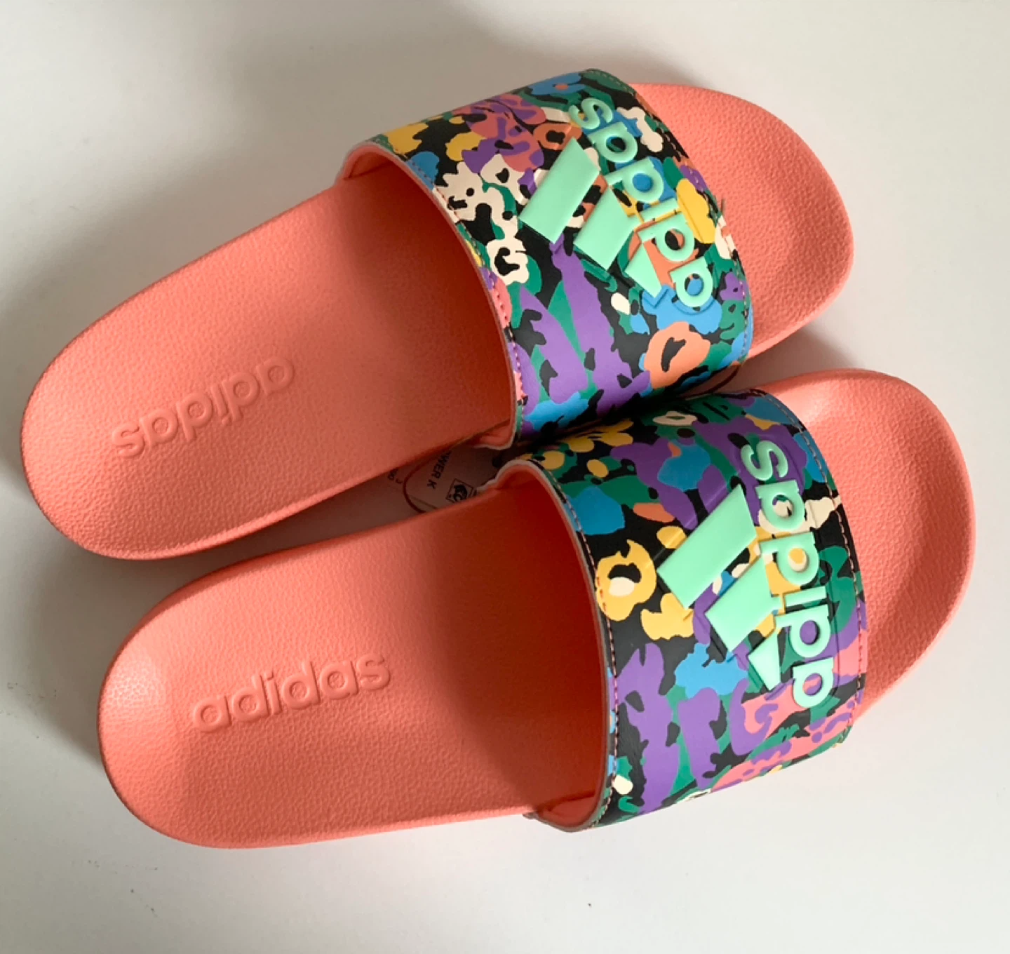 Adidas Kids Slides/Sandal Girls Size 11, 3 Adilette Shower K NEW - photo 3