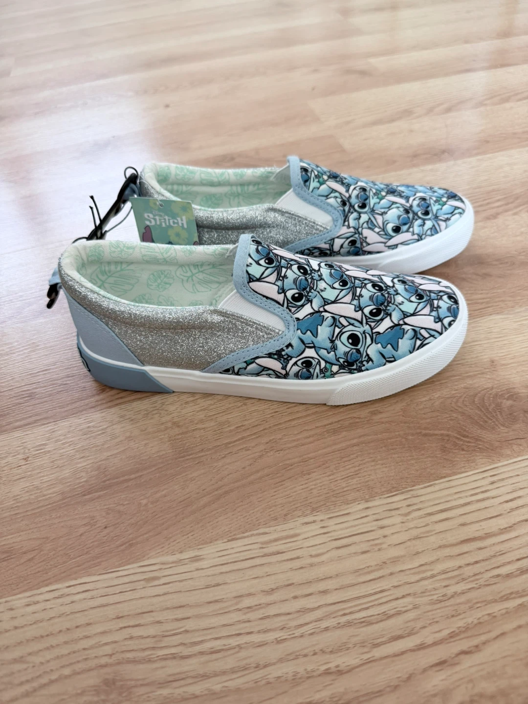 Girl's Stitch Slip-On Sneakers(size 4)