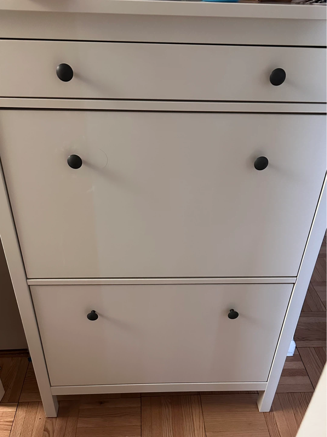 MOVING SALE - IKEA Hemnes Shoe Cabinet White