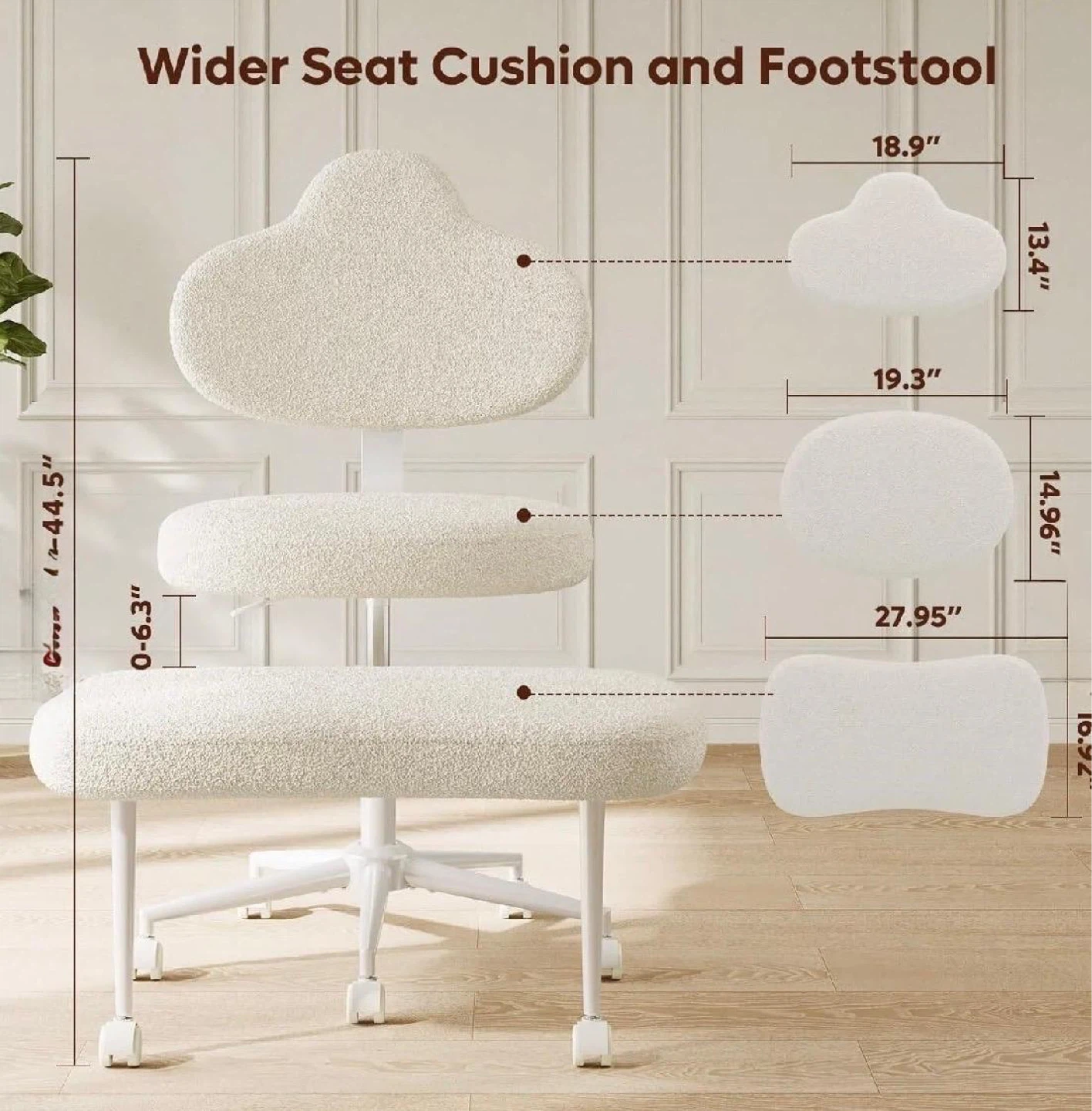 Ergonomic Kneeling Chair with Wider Seat Cushion - photo 2