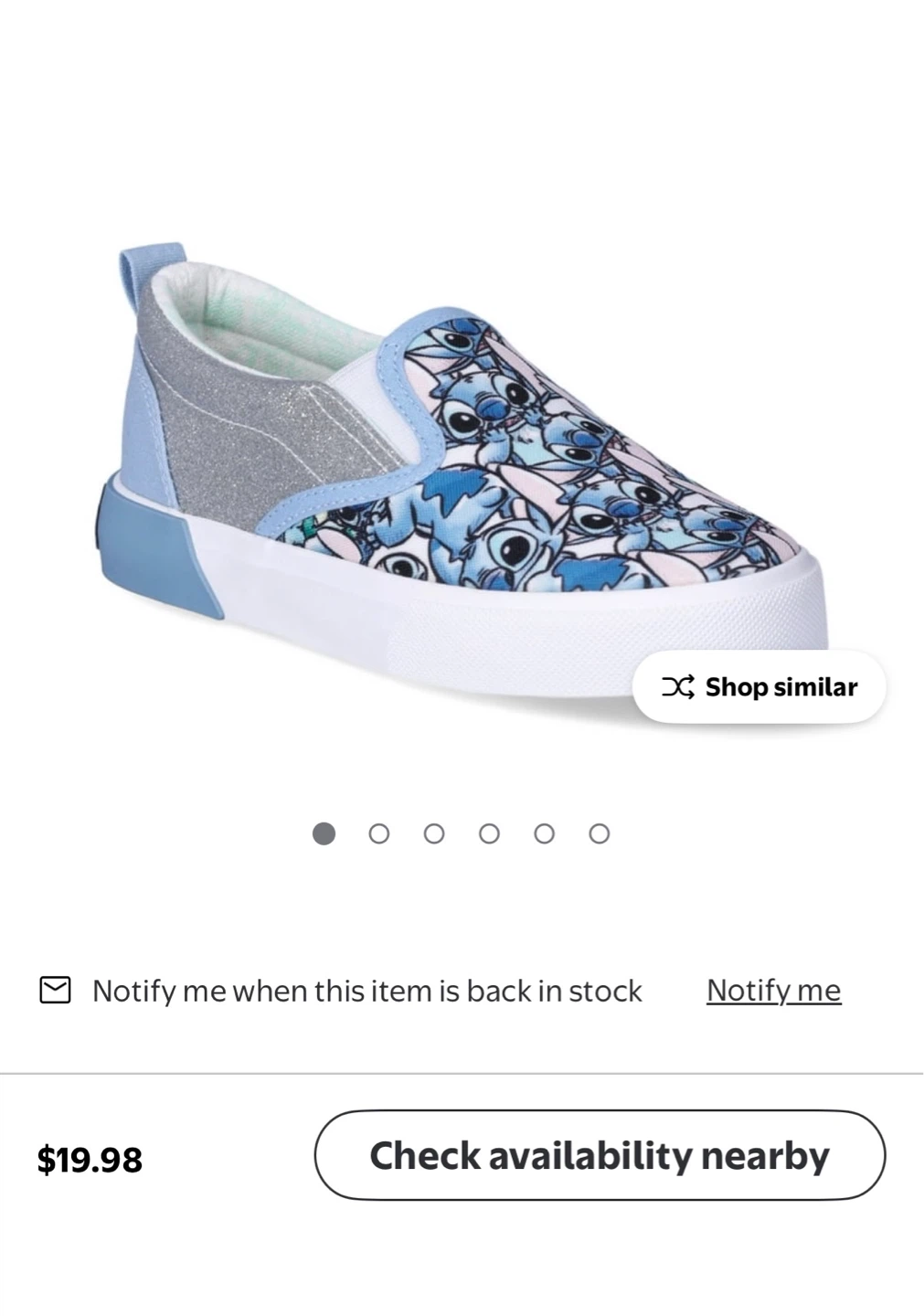 Girl's Stitch Slip-On Sneakers(size 4) - photo 4