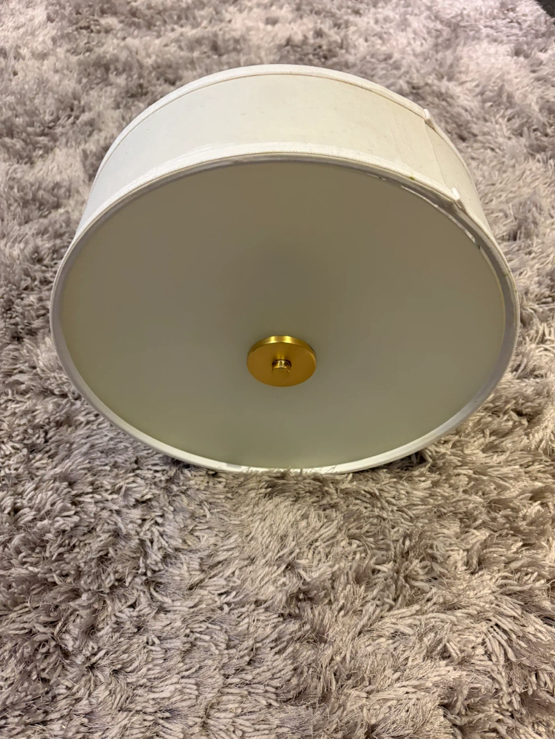 Brass Flush Mount Ceiling Light Fixture - photo 4