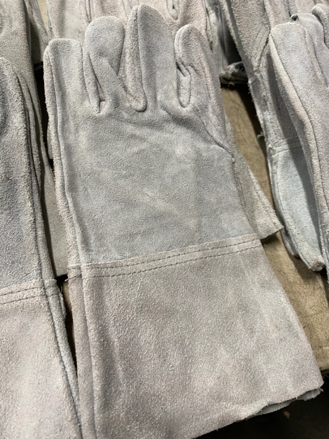 25 pairs leather welding gloves size large - photo 2