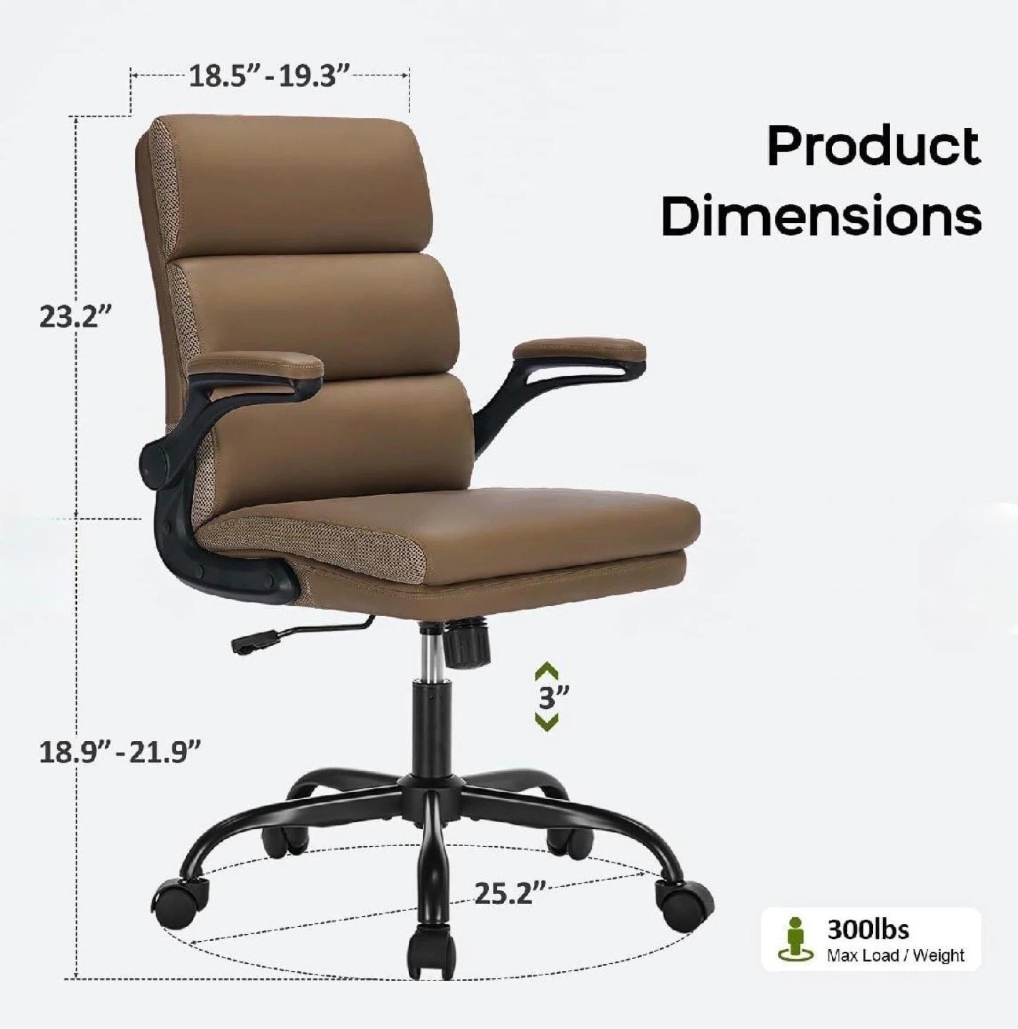 Brown Office Chair - photo 2