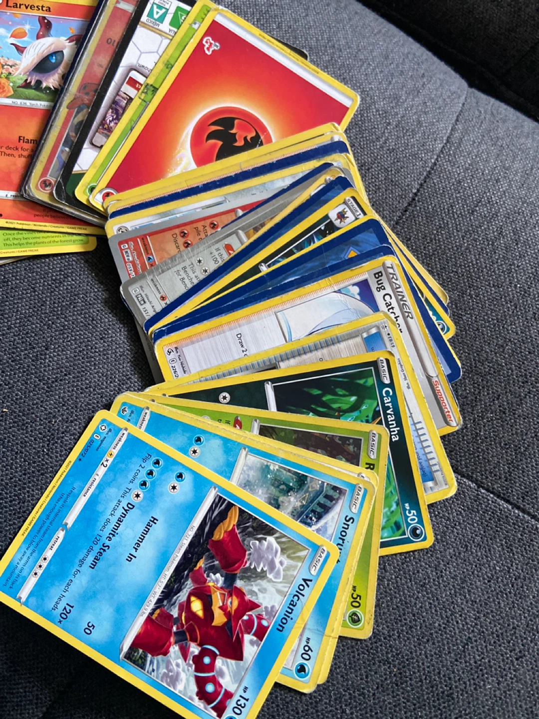 Assorted Pokémon Trading Cards