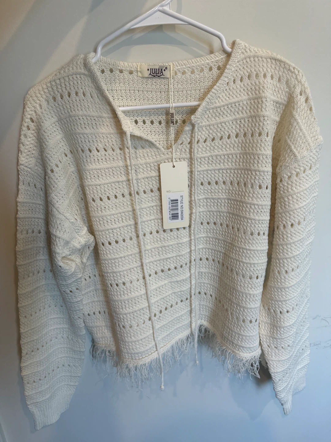 Off-White Boho Knit Sweater