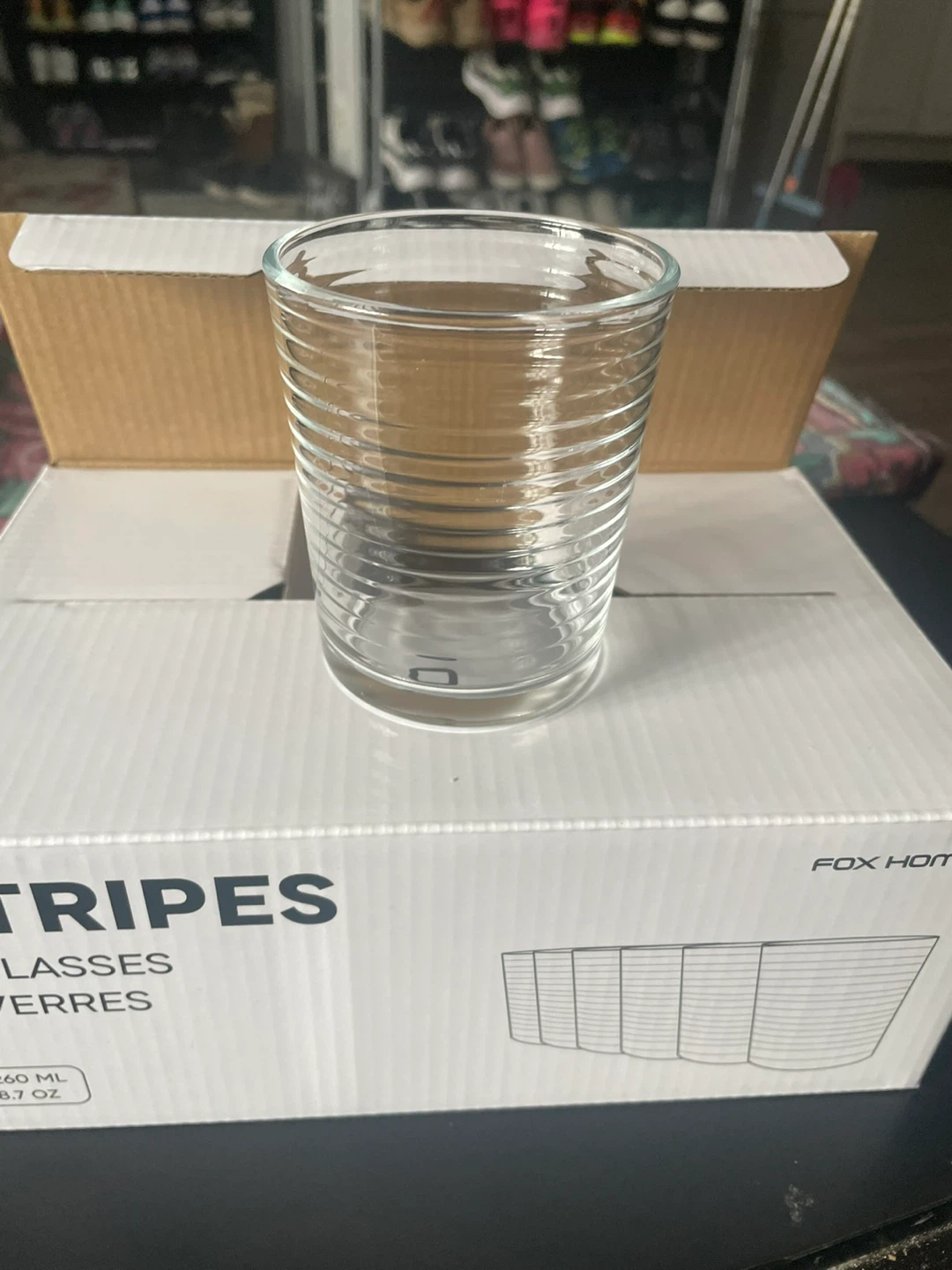 Fox Home Stripes Glasses (Set of 6)