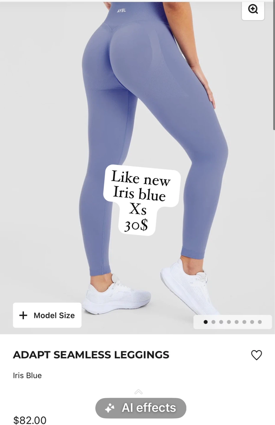 AYBL Adapt Seamless Leggings - Iris Blue - XS