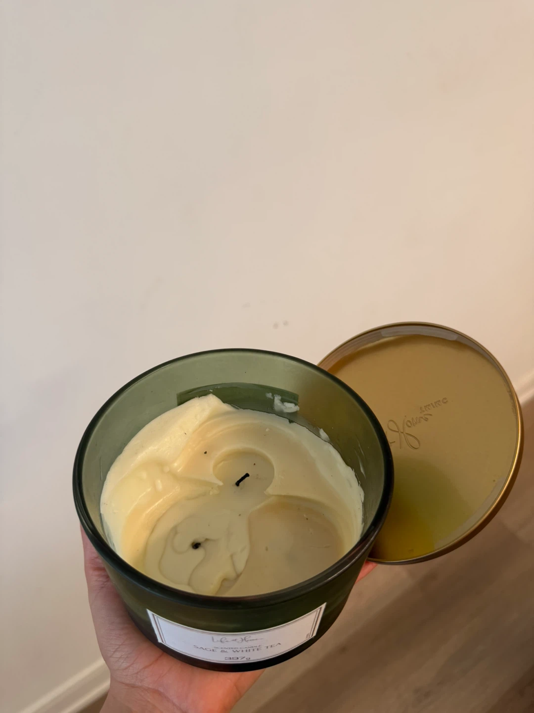 Life at Home Scented Candle - Sage & White Tea - photo 2